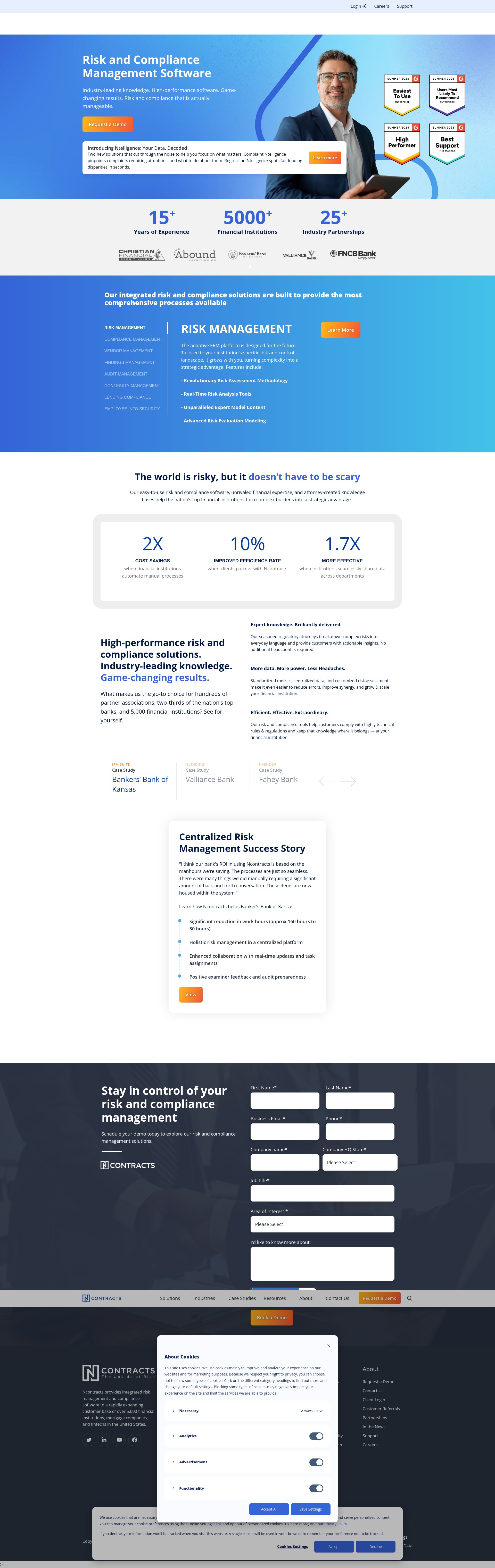 Screenshot of ncontracts.com