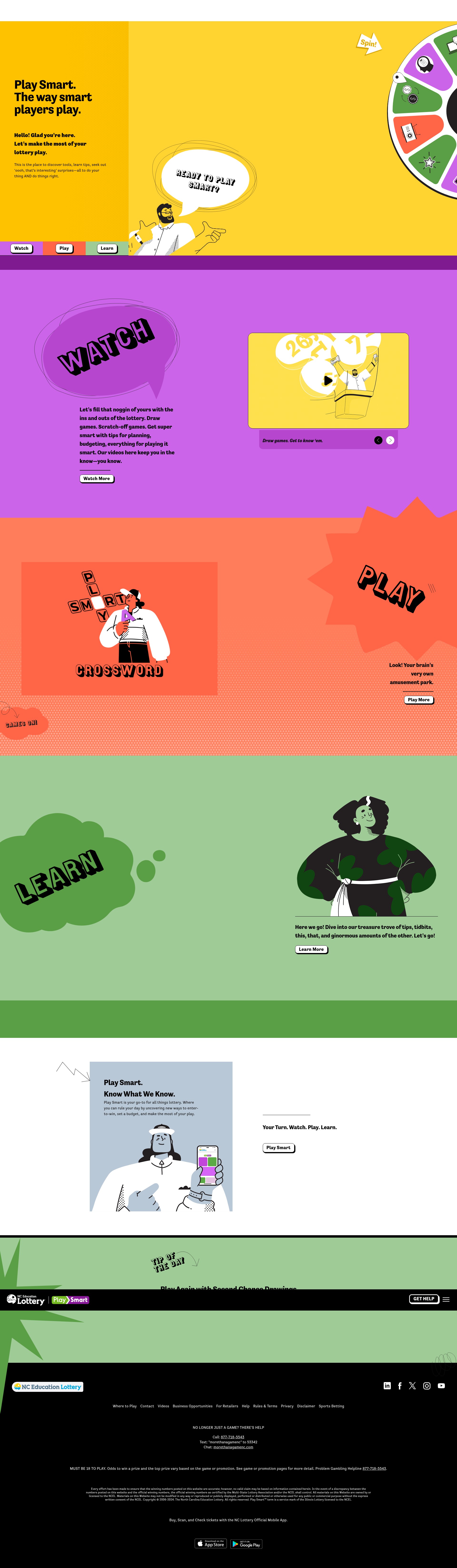 Screenshot of ncplaysmart.com