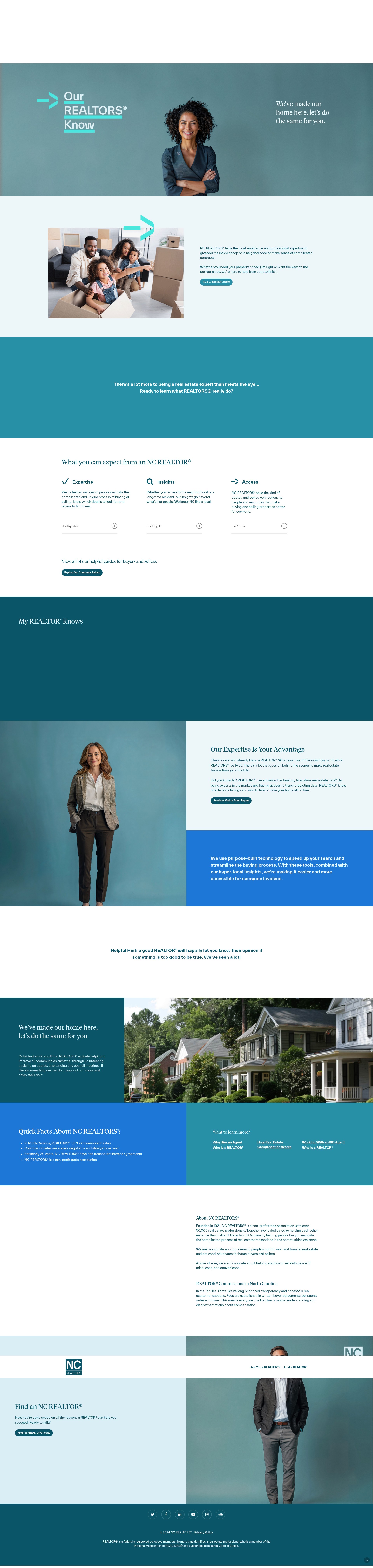 Screenshot of ncrealtorsknow.com