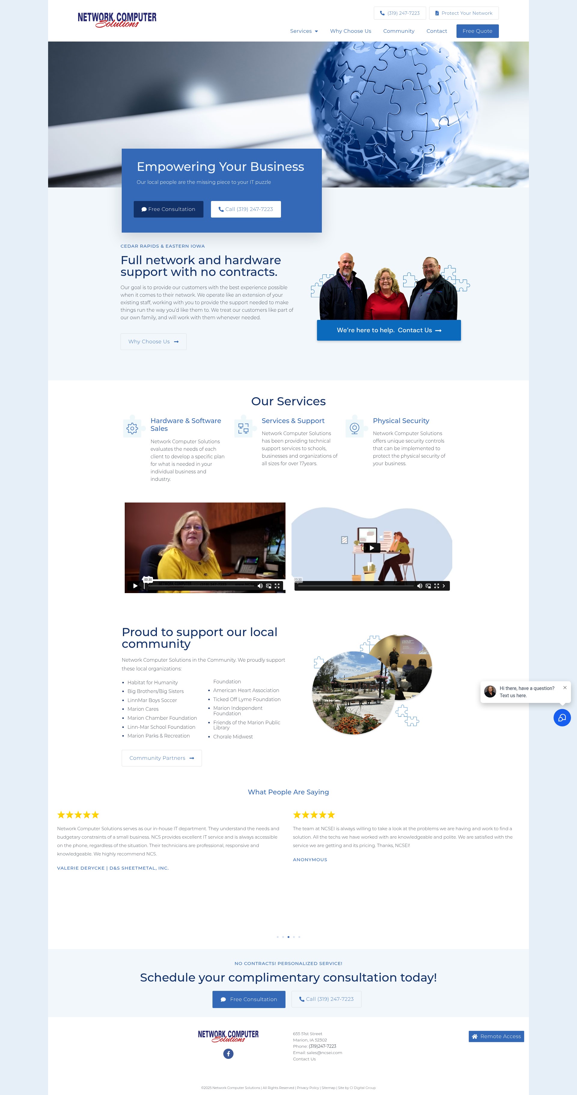 Screenshot of ncsei.com