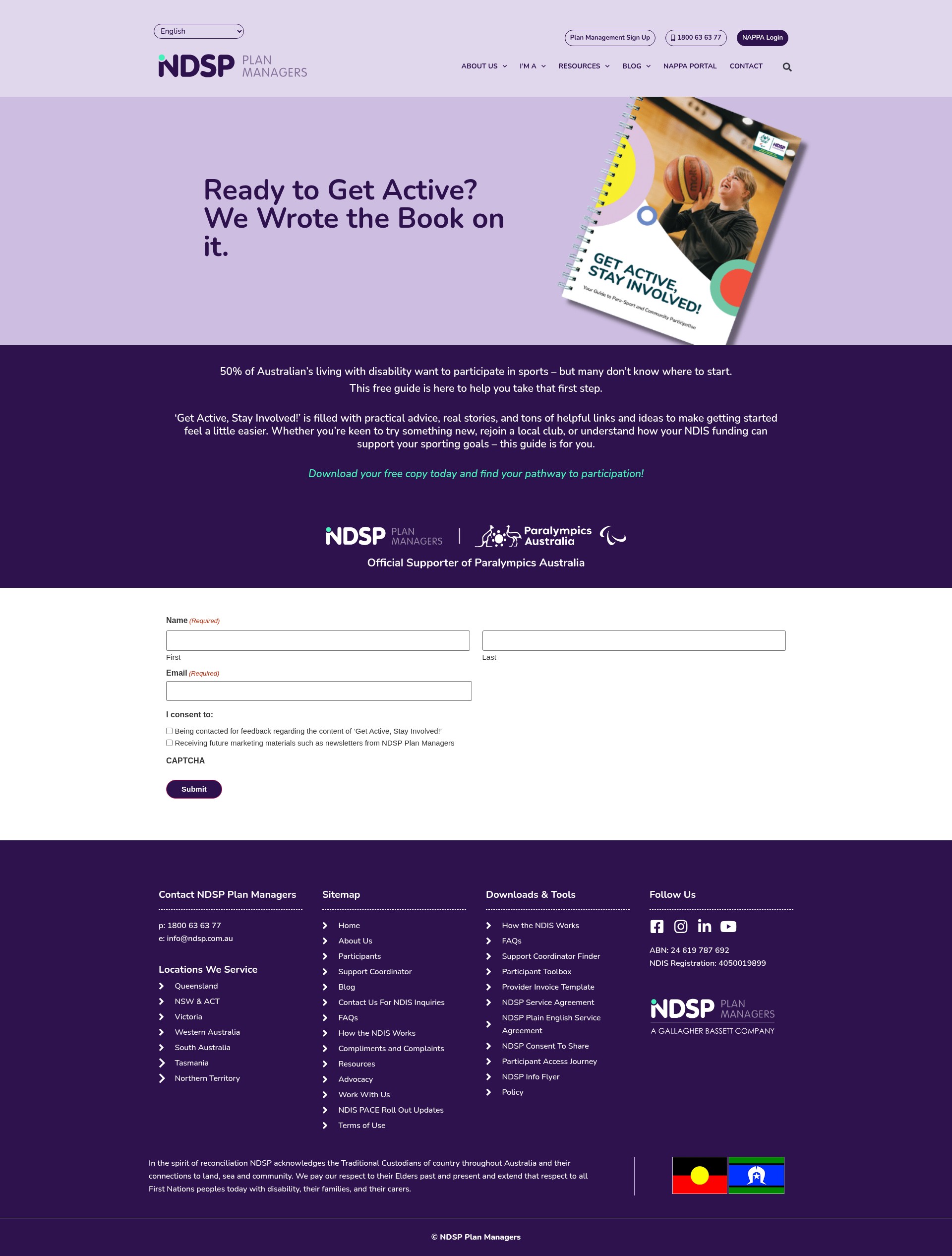 Screenshot of ndsp.com.au