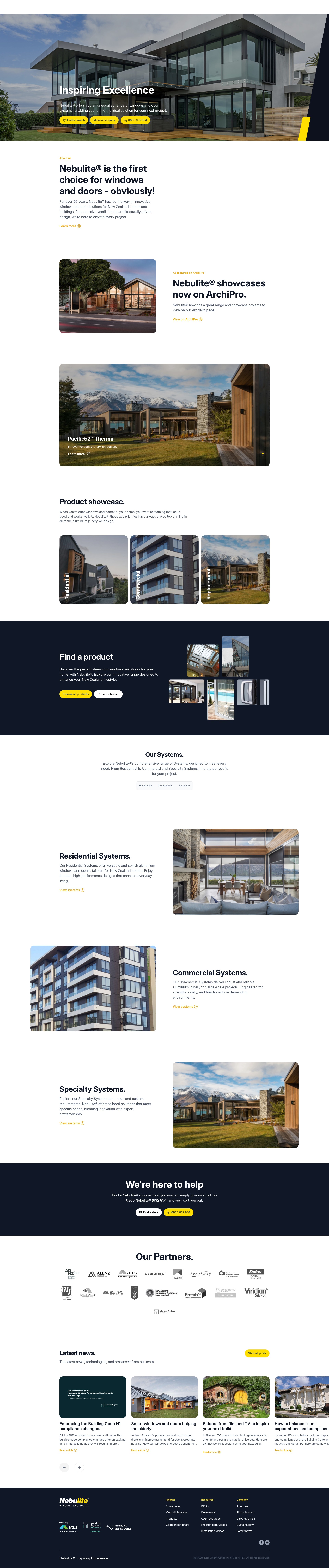 Screenshot of nebulite.co.nz