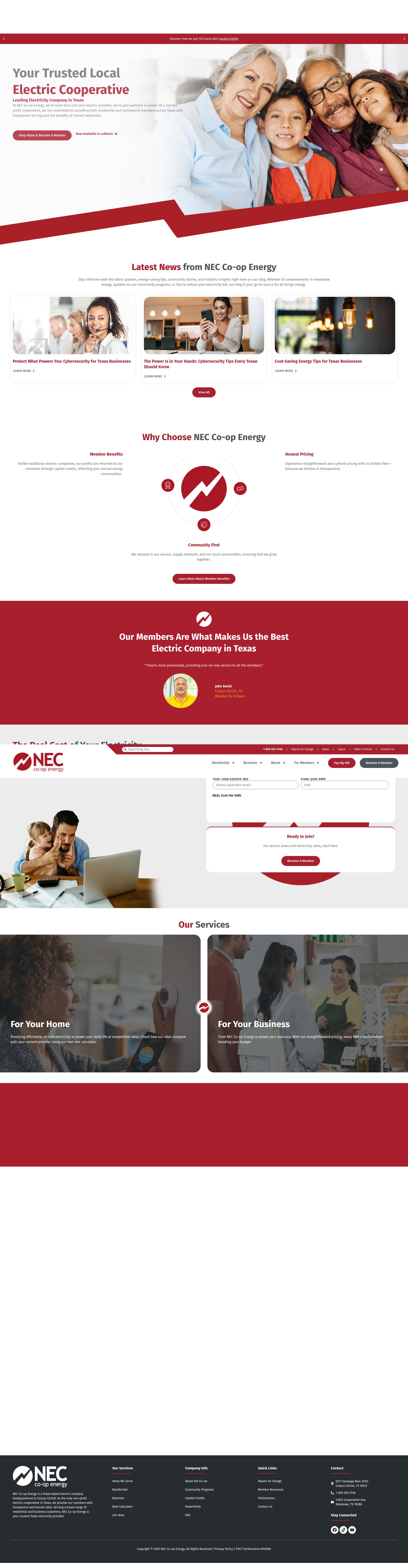 Screenshot of neccoopenergy.com