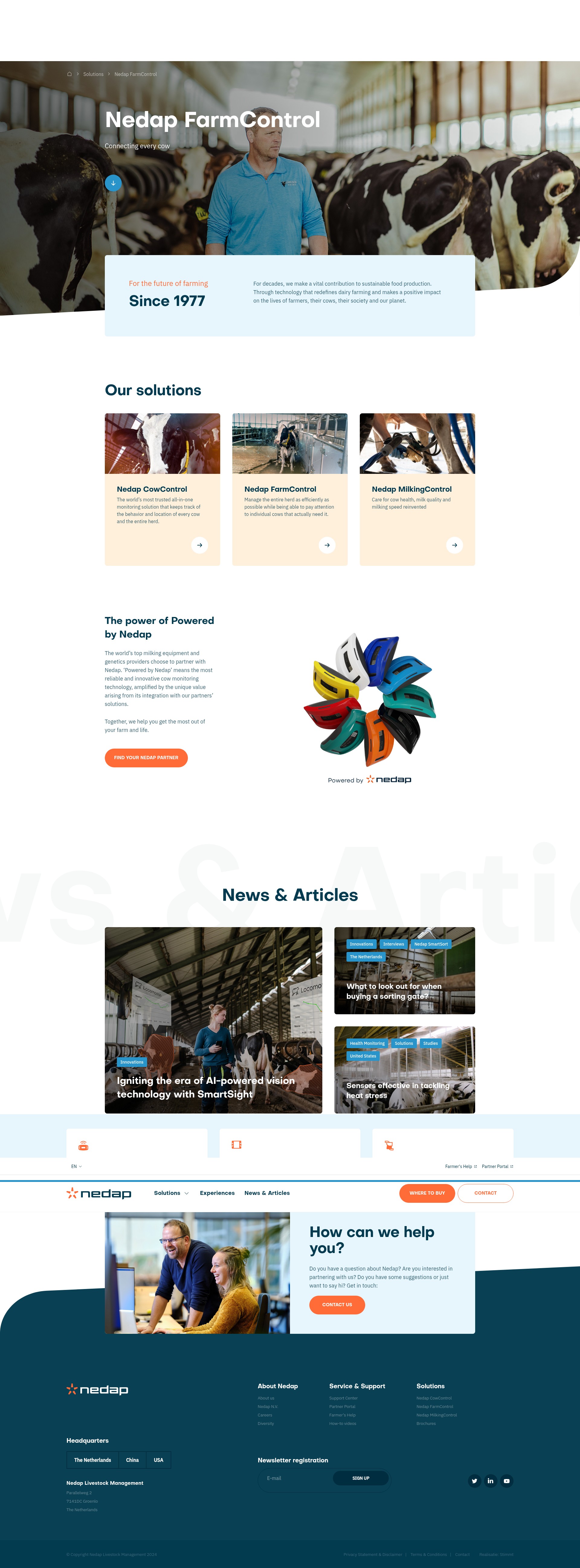 Screenshot of nedap-livestockmanagement.com