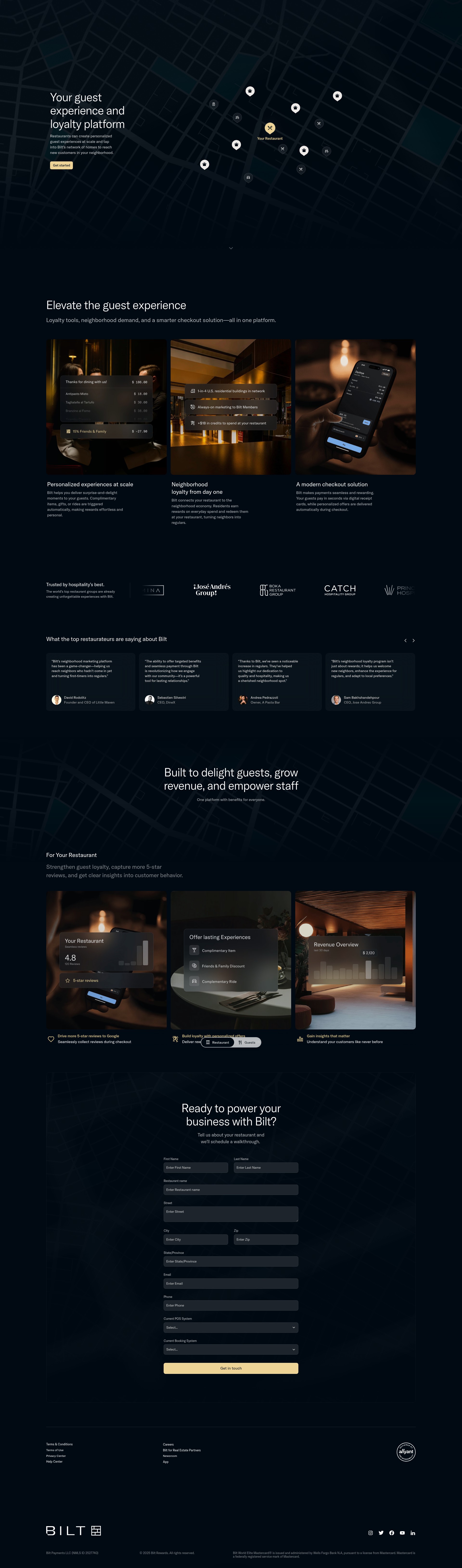 Screenshot of neighborhood.biltrewards.com
