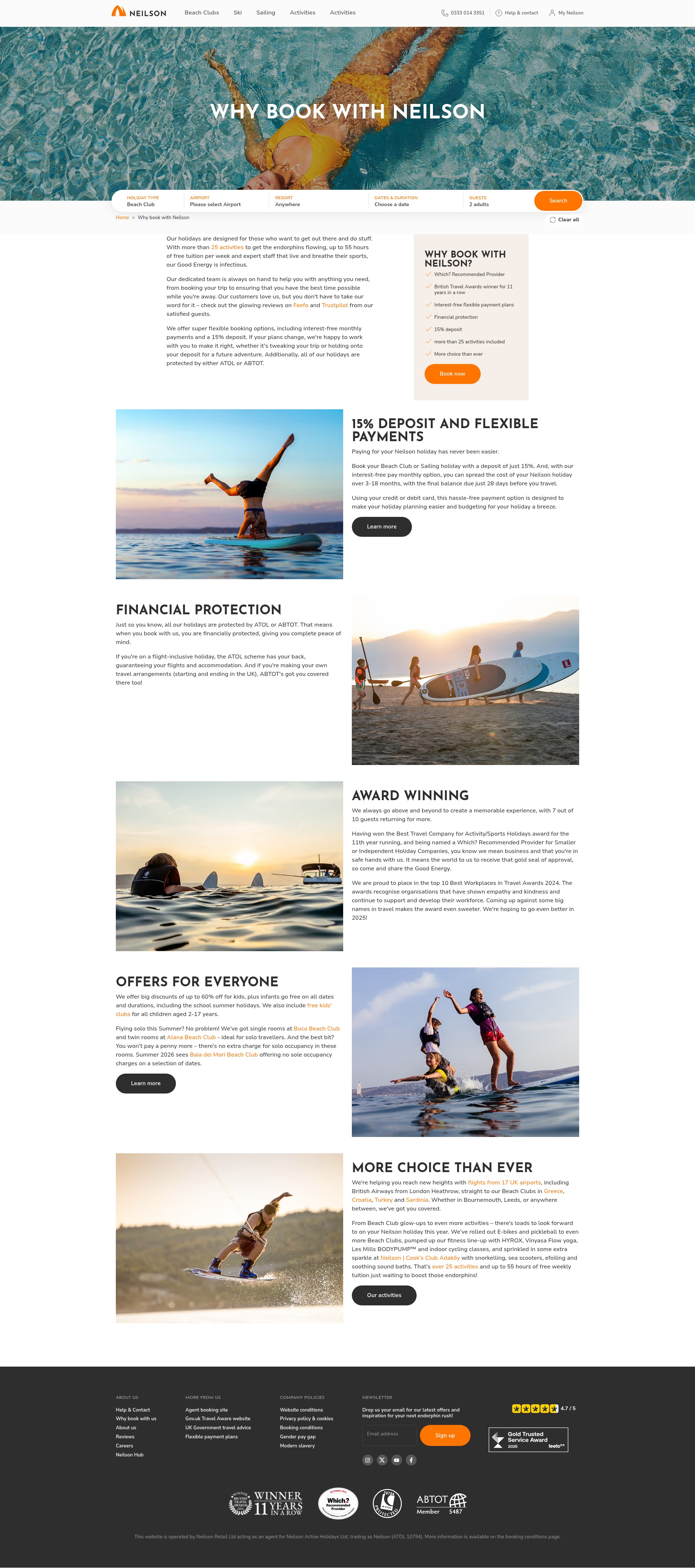 Screenshot of neilson.co.uk