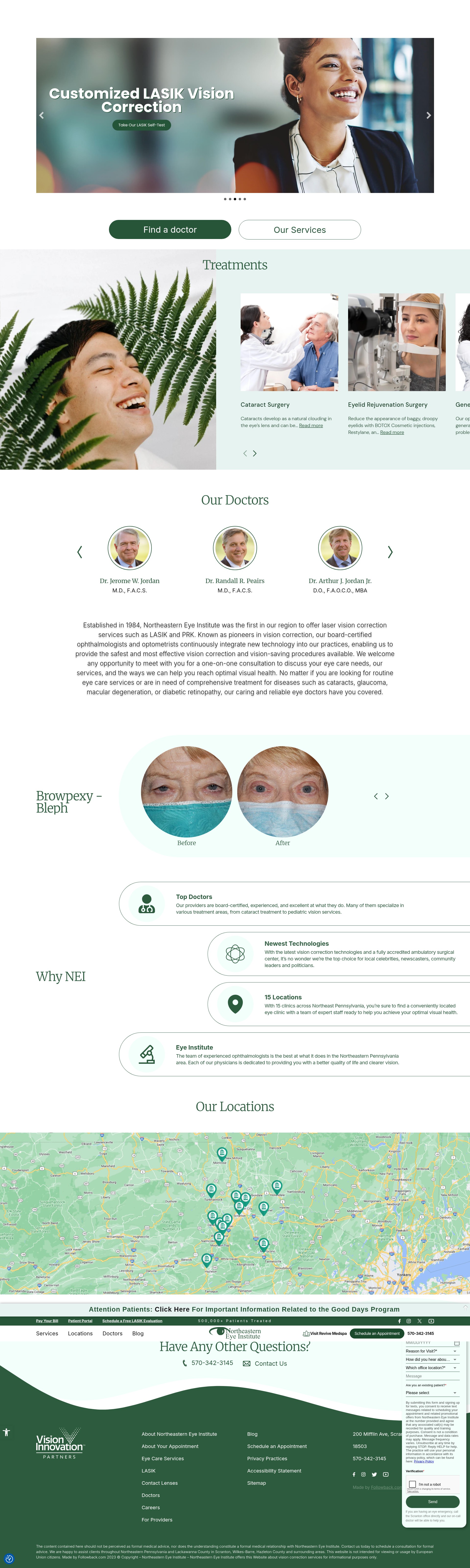 Screenshot of neivision.com