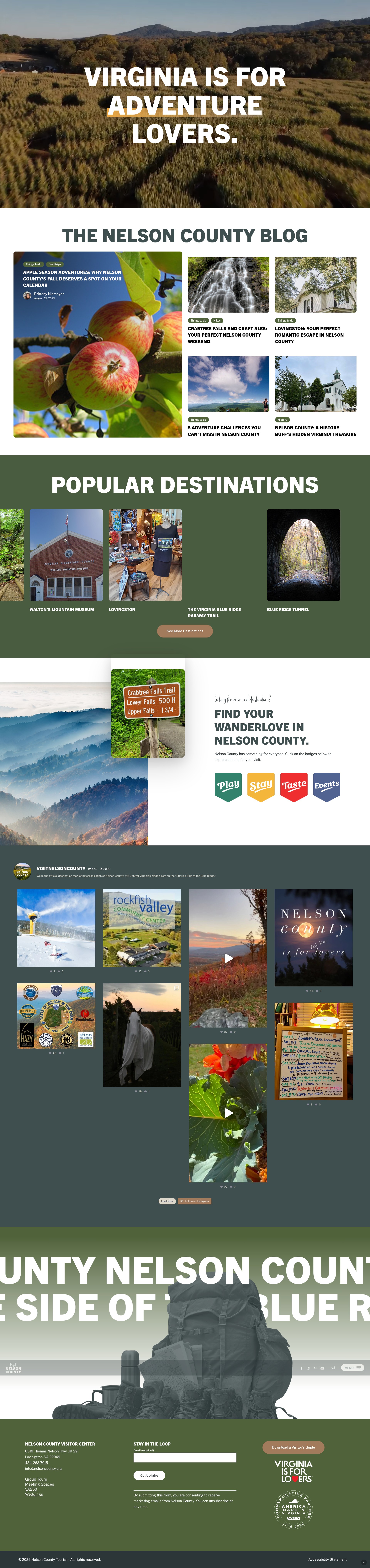 Screenshot of nelsoncounty.com