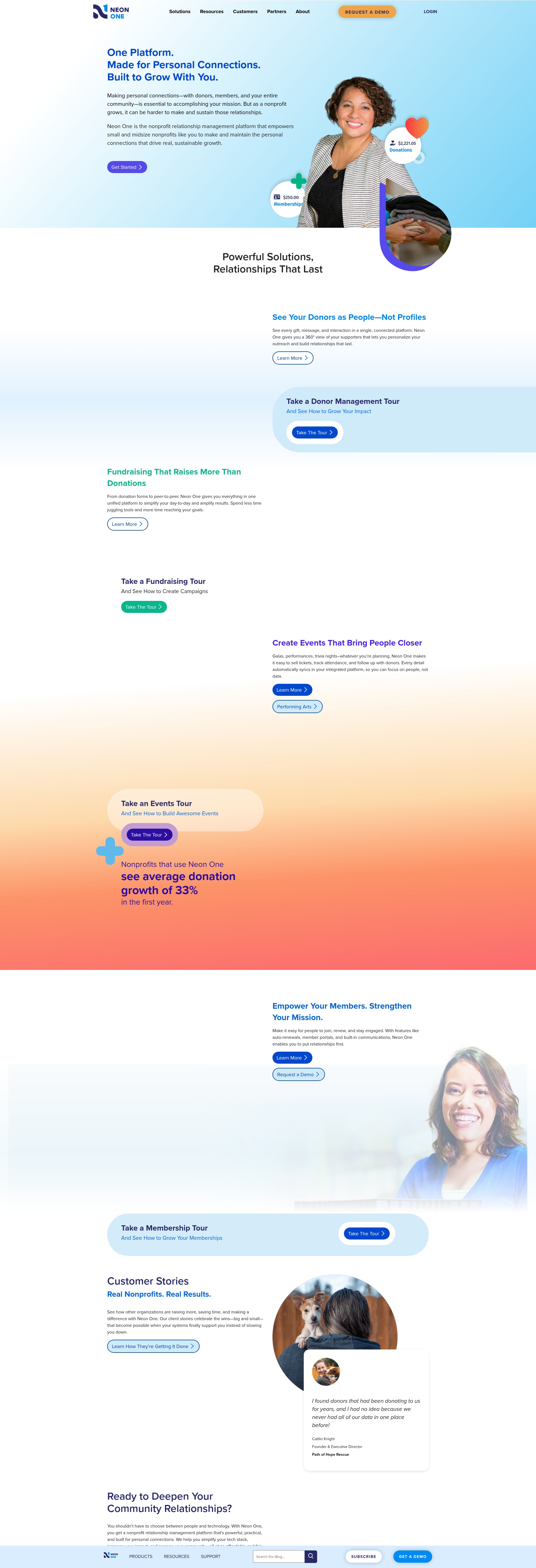 Screenshot of neonone.com