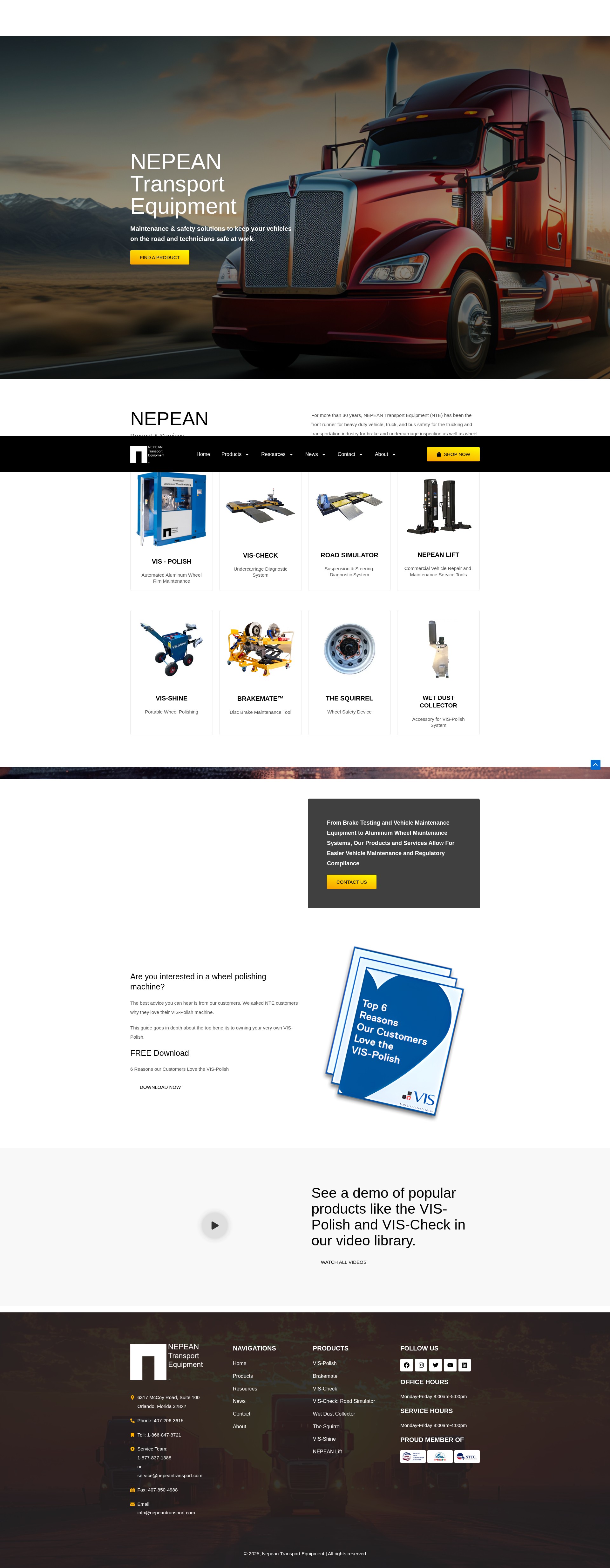 Screenshot of nepeanusa.com