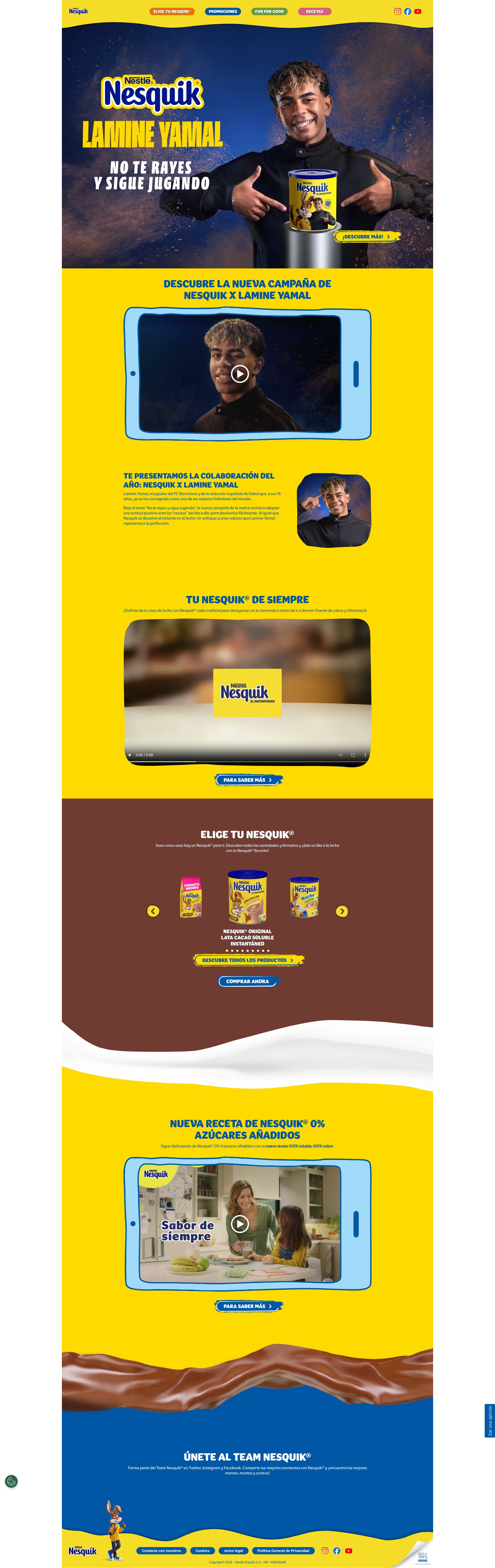 Screenshot of nesquik.es