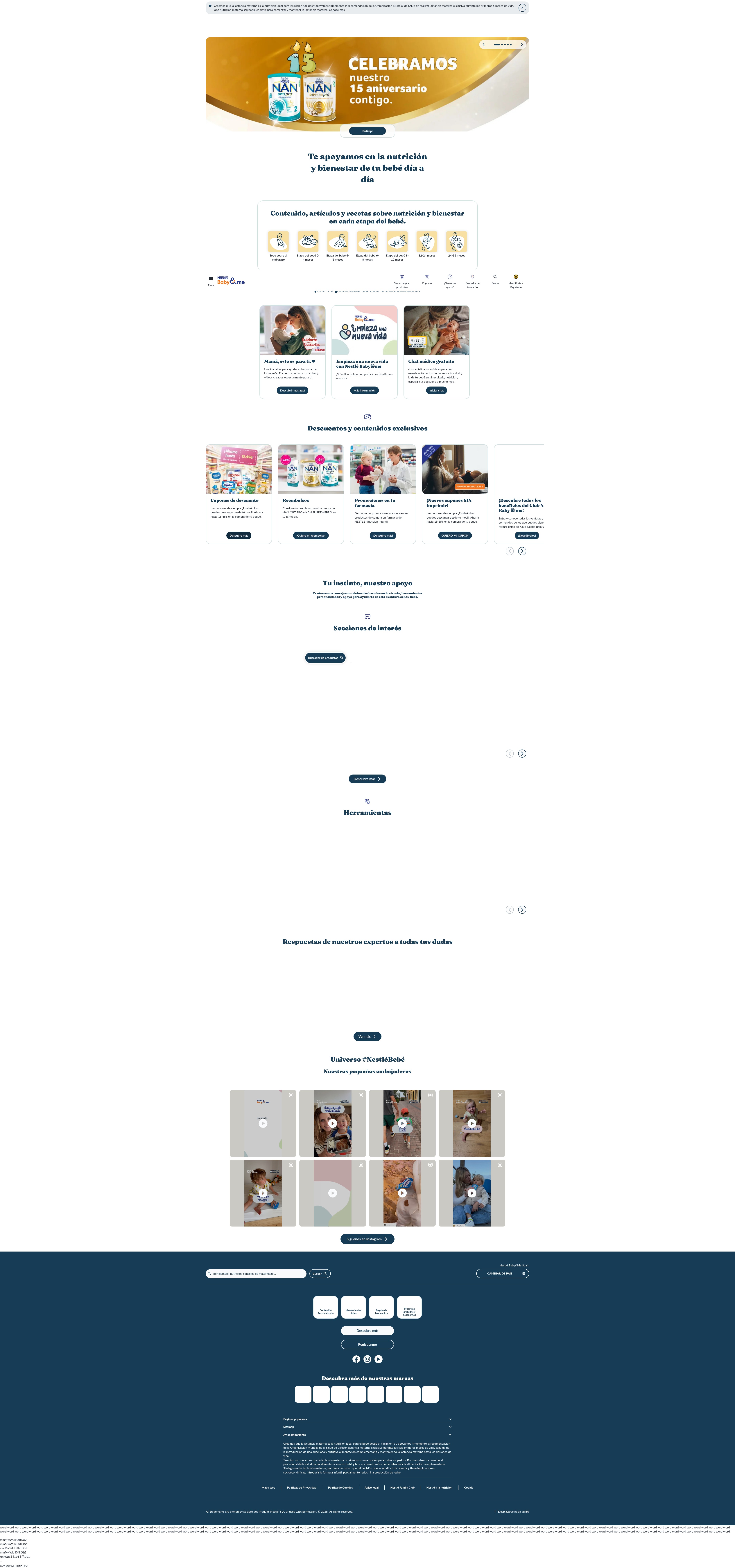Screenshot of nestlebebe.es