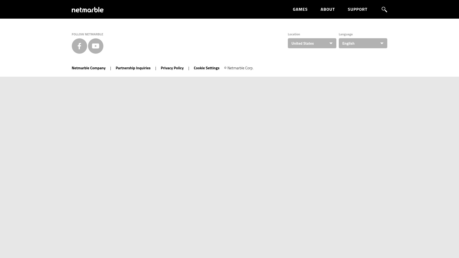 Screenshot of netmarble.com
