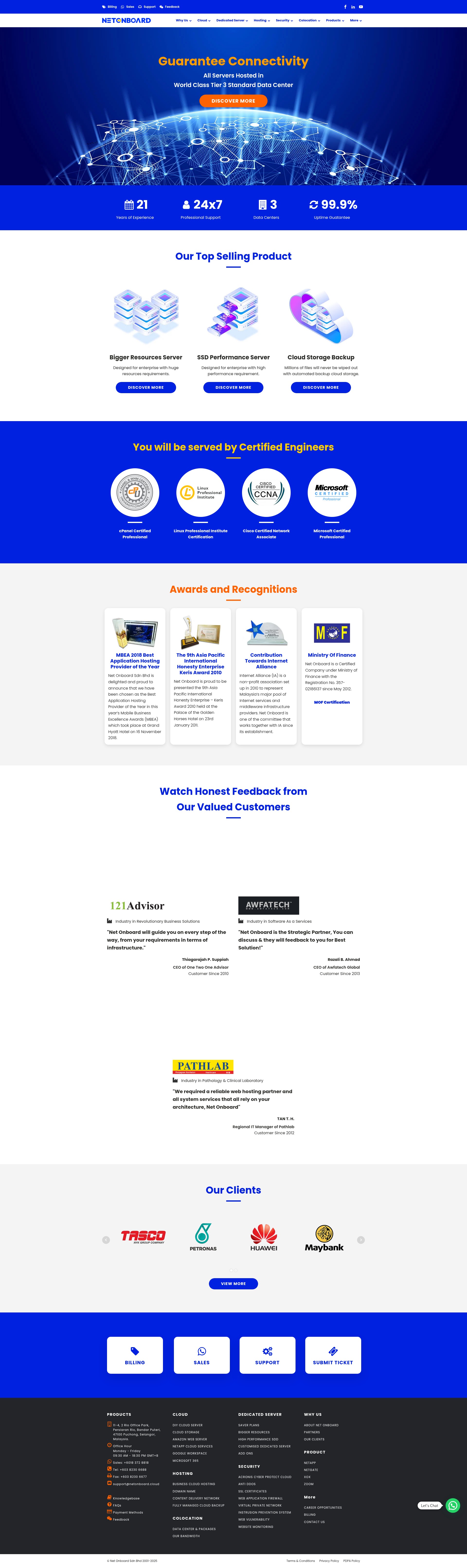 Screenshot of netonboard.com