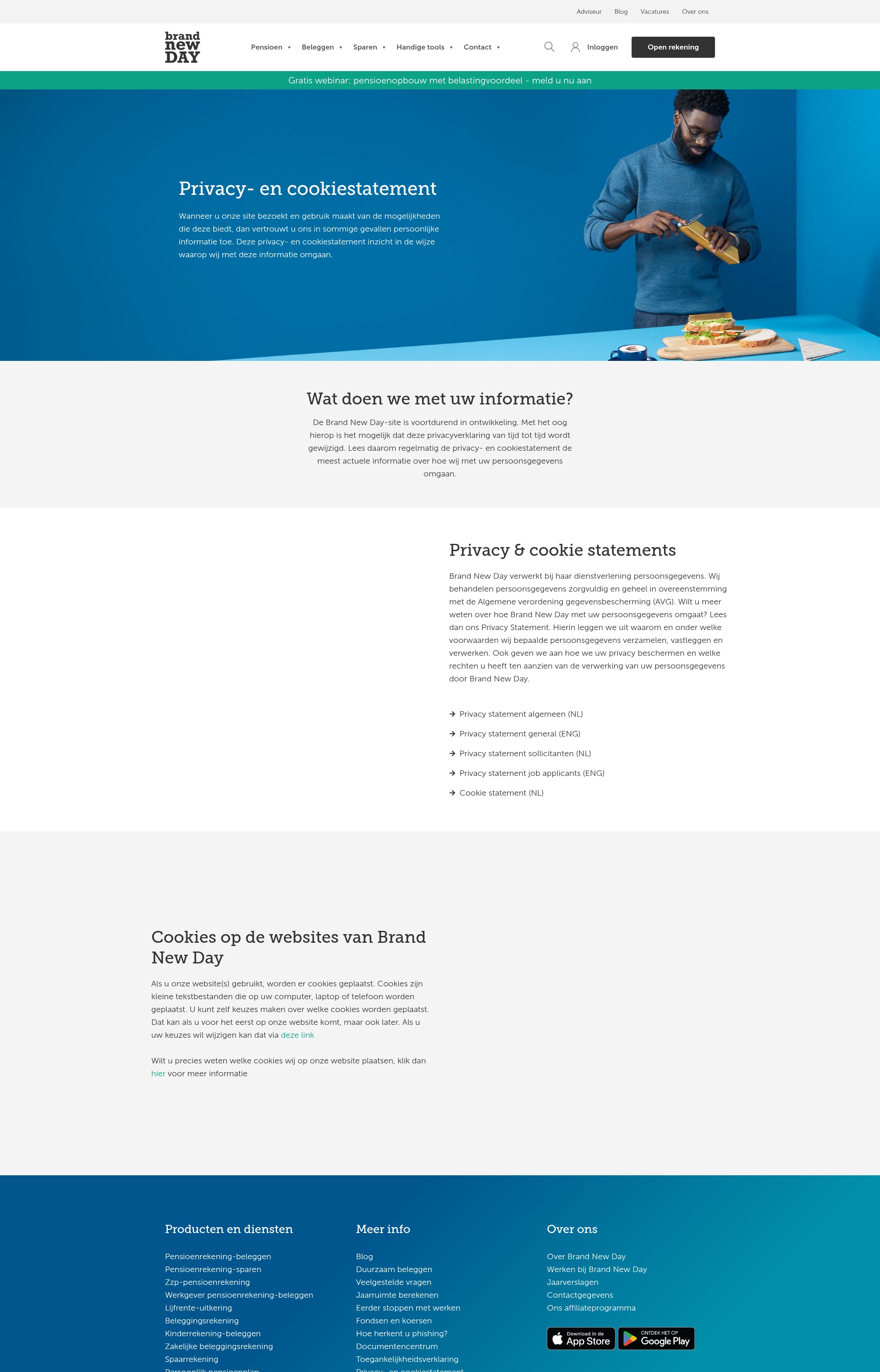 Screenshot of new.brandnewday.nl