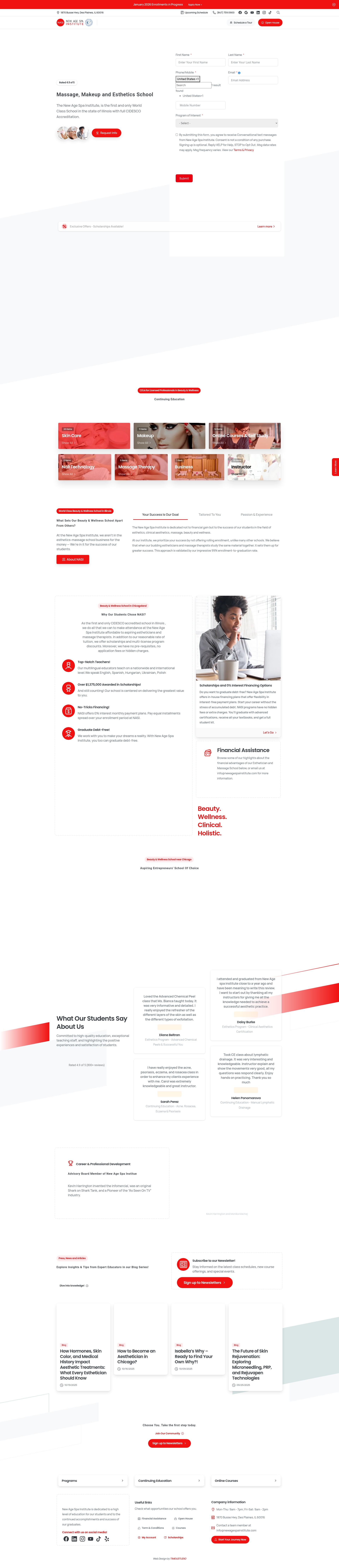 Screenshot of newagespainstitute.com