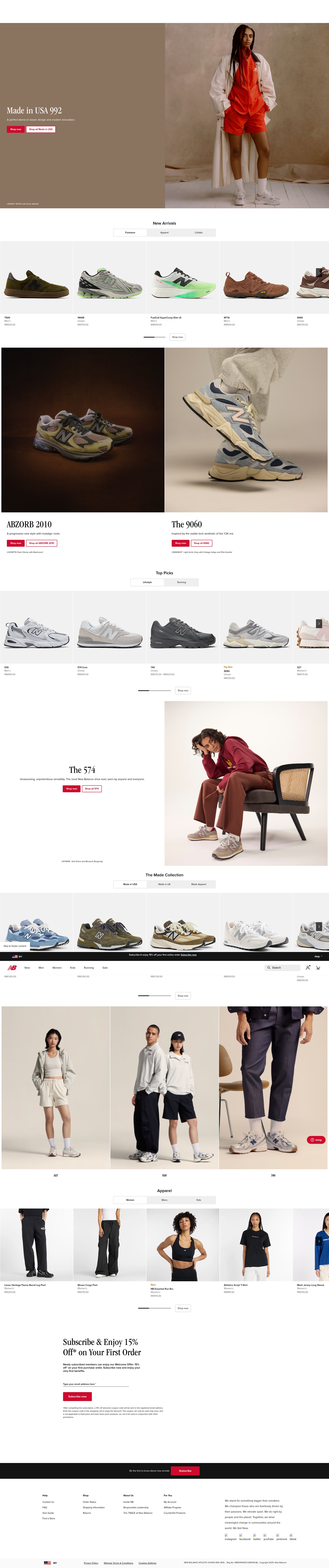 Screenshot of newbalance.com.my