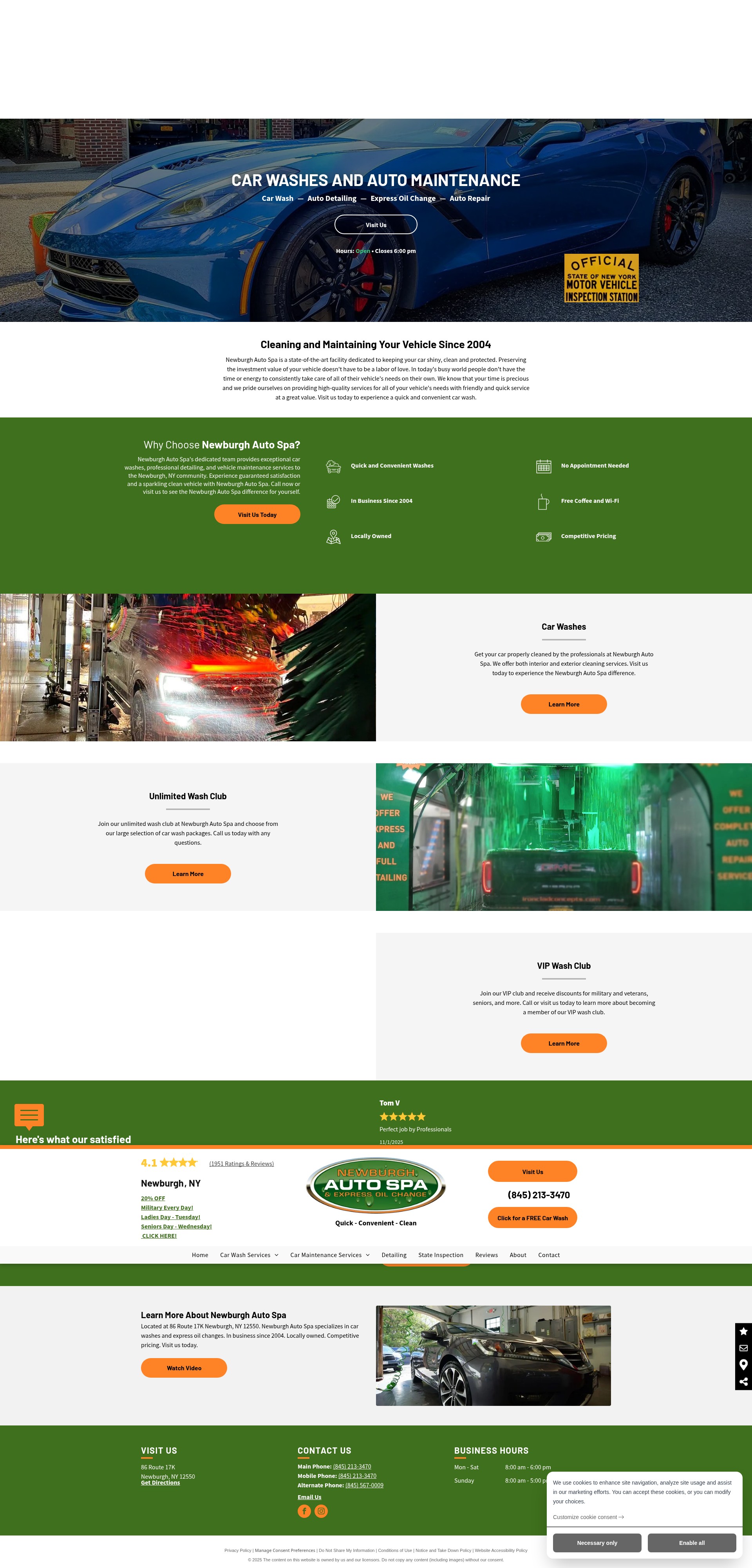 Screenshot of newburghautospa.com