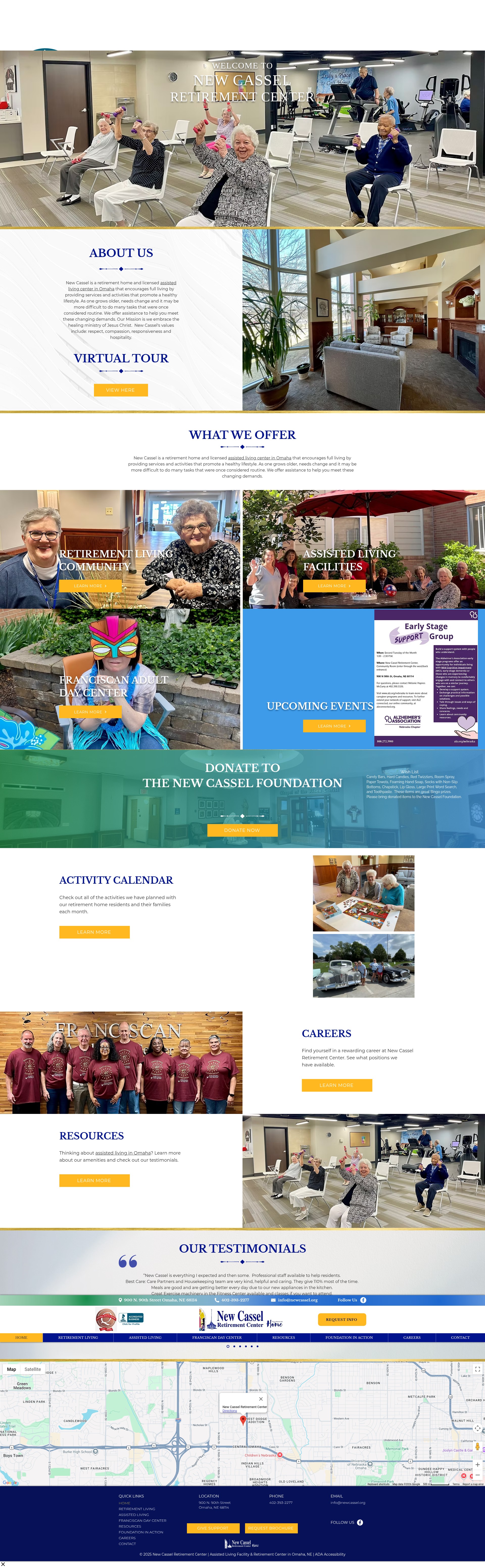 Screenshot of newcassel.org