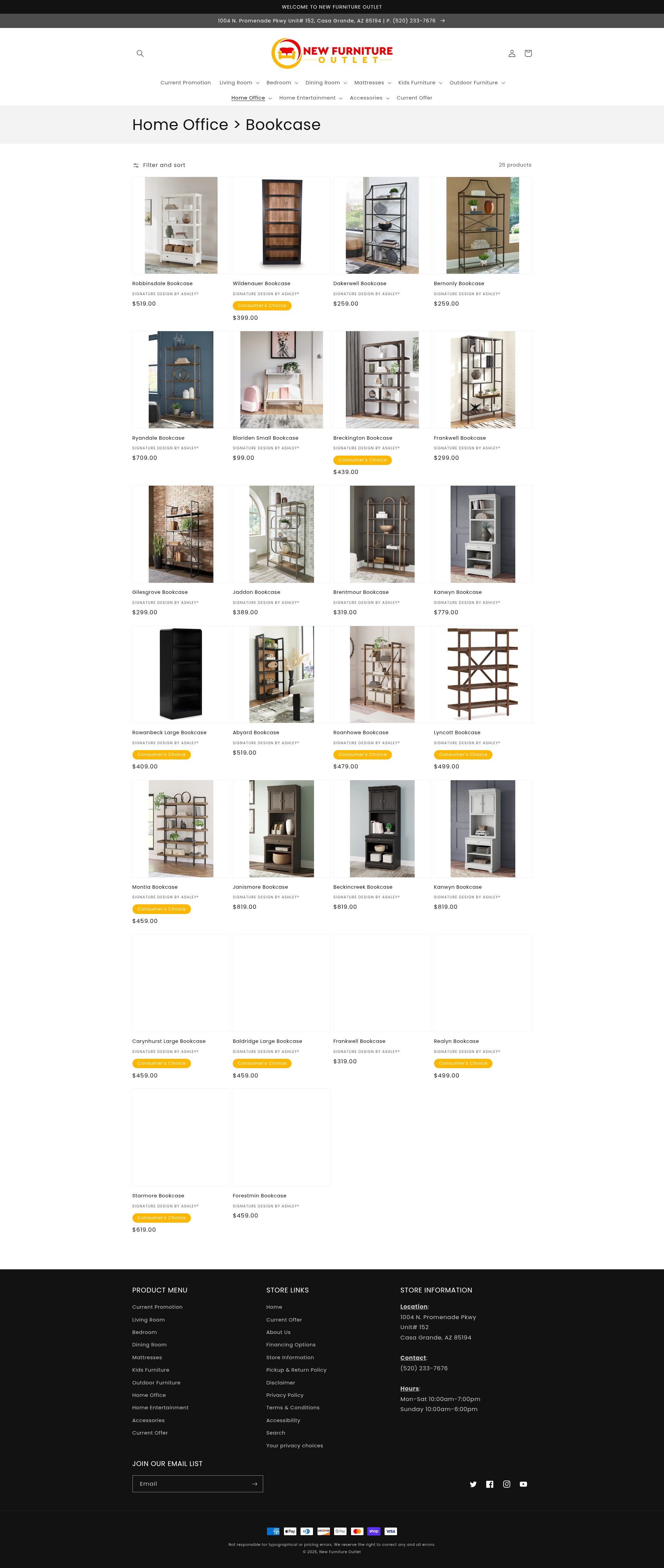 Screenshot of newfurnitureoutlet.com