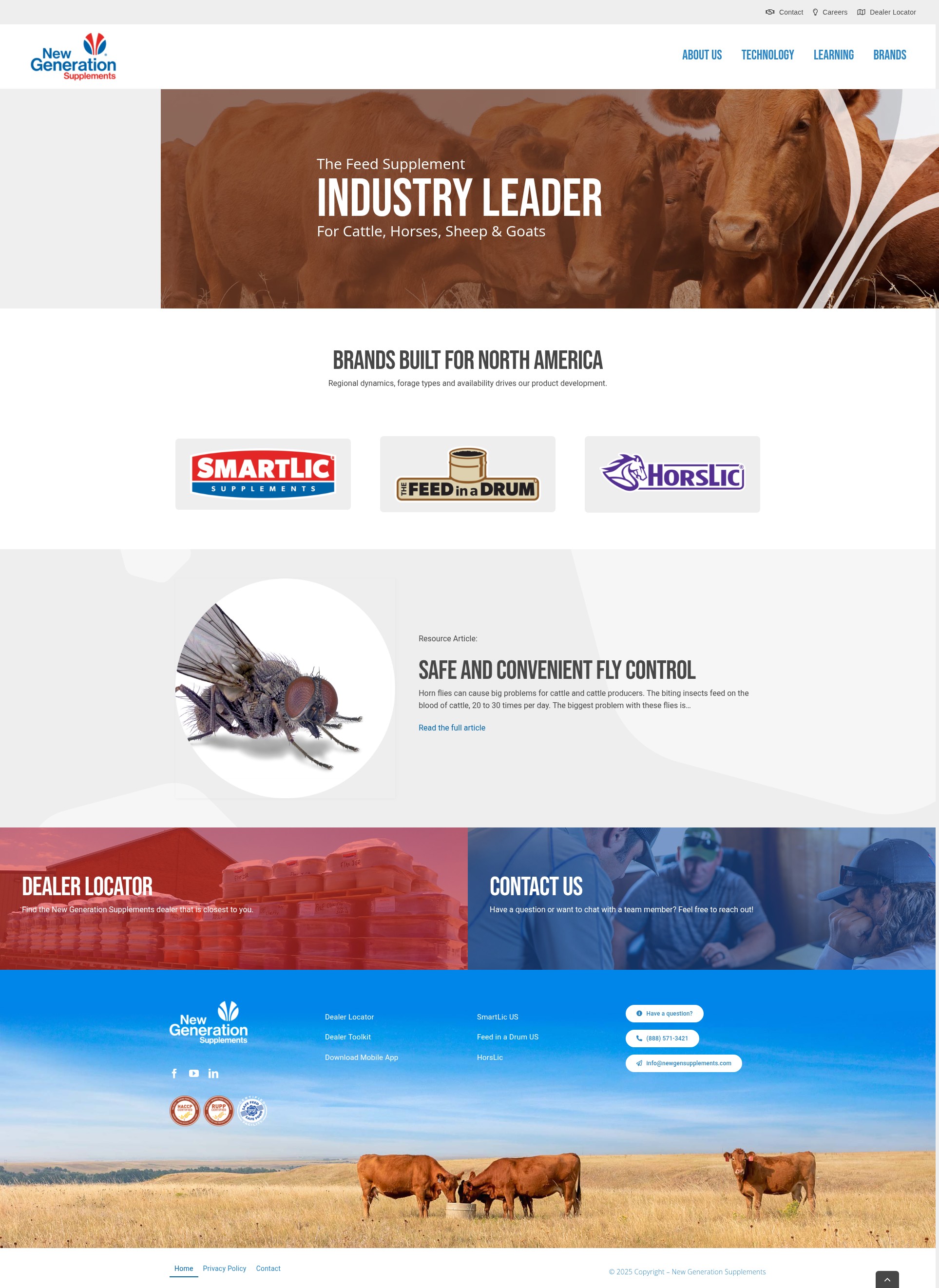 Screenshot of newgensupplements.com
