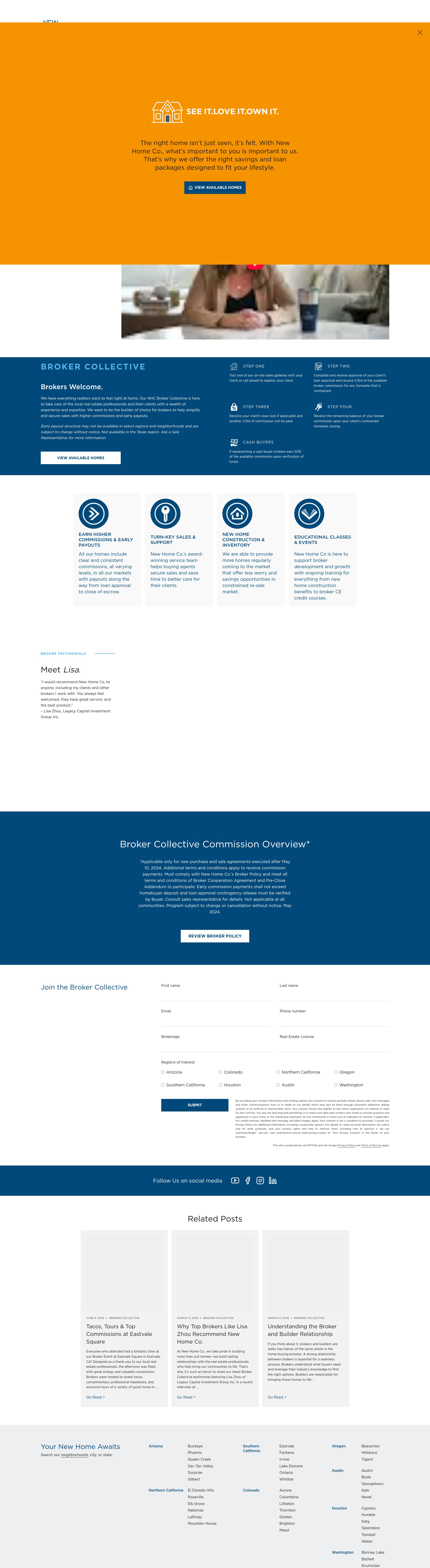 Screenshot of newhomeco.com
