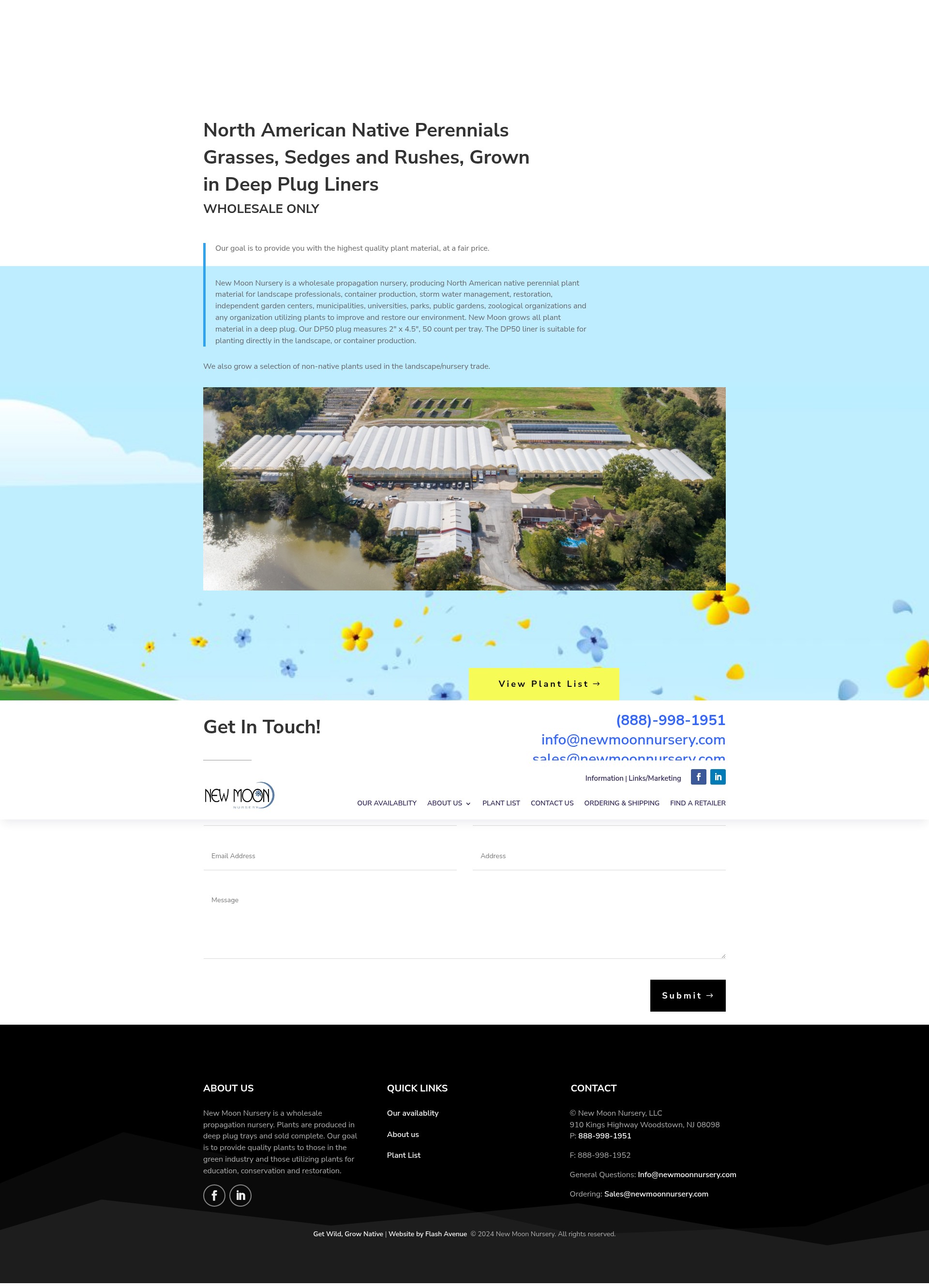 Screenshot of newmoonnursery.com