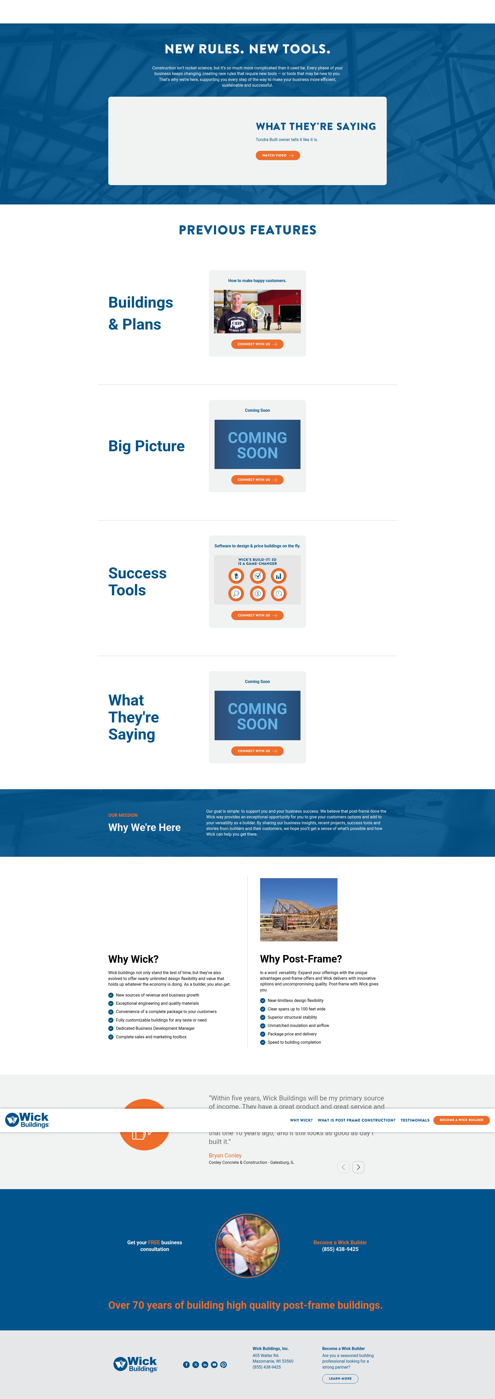 Screenshot of newrulesnewtools.com