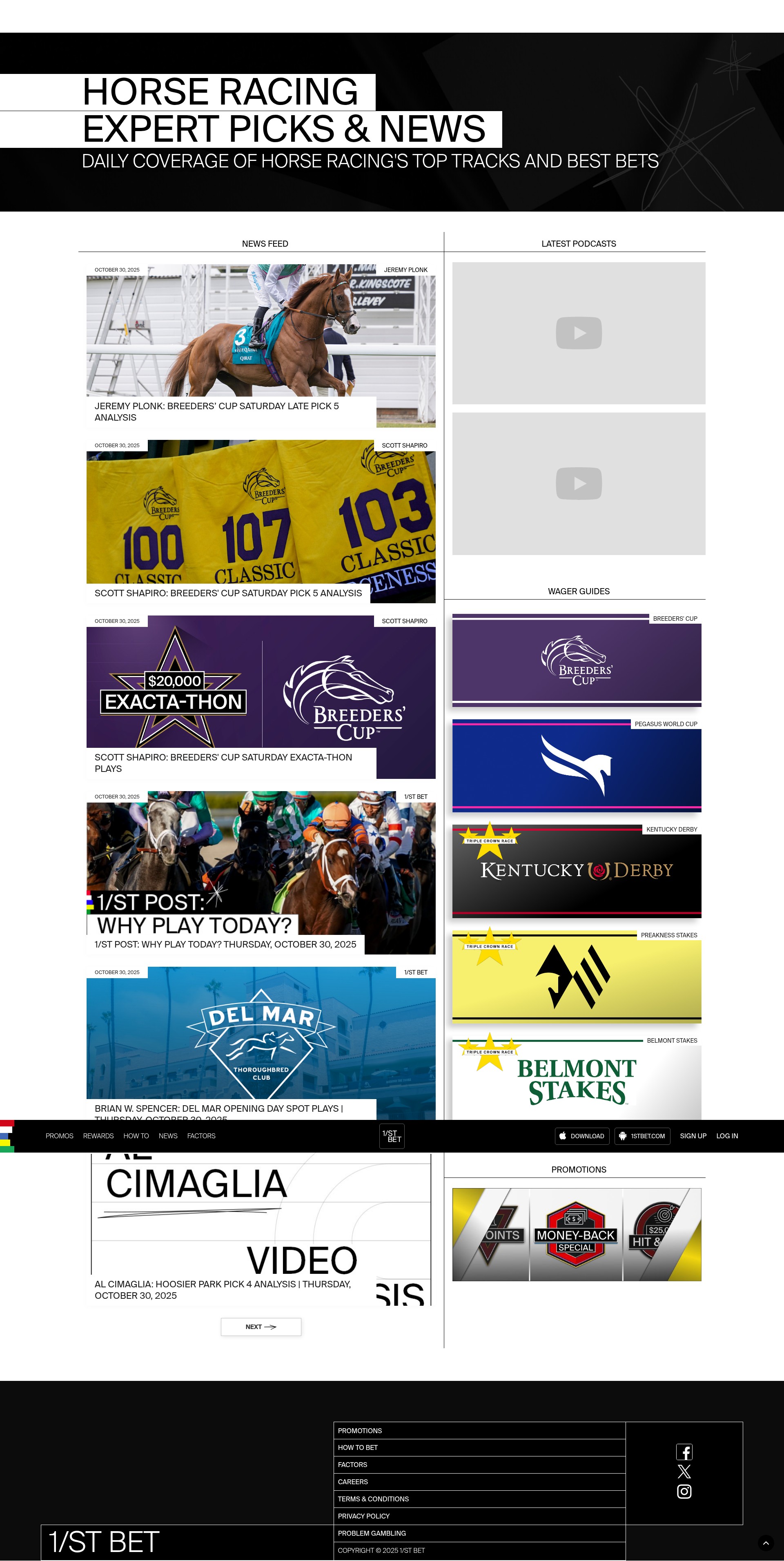Screenshot of news.1st.com