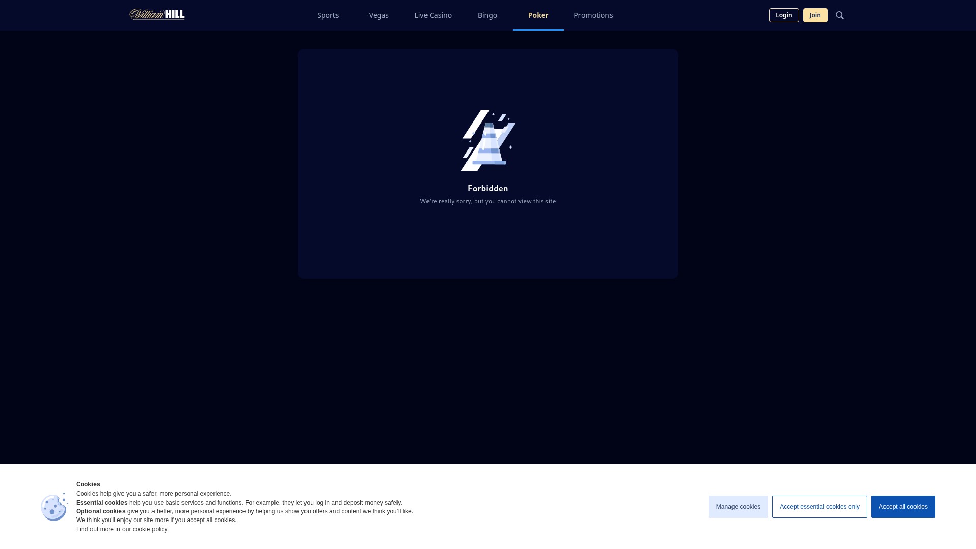 Screenshot of news.williamhill.com