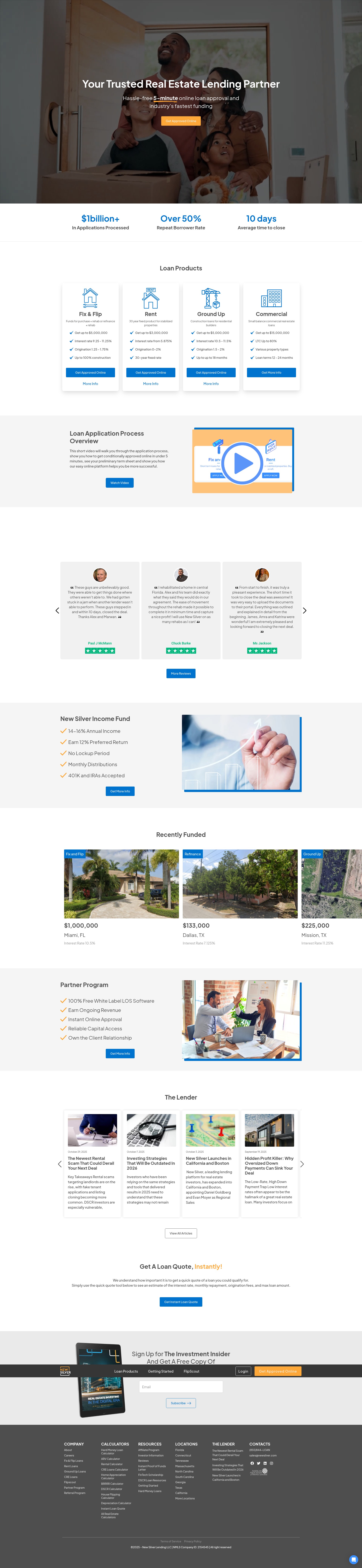 Screenshot of newsilver.com