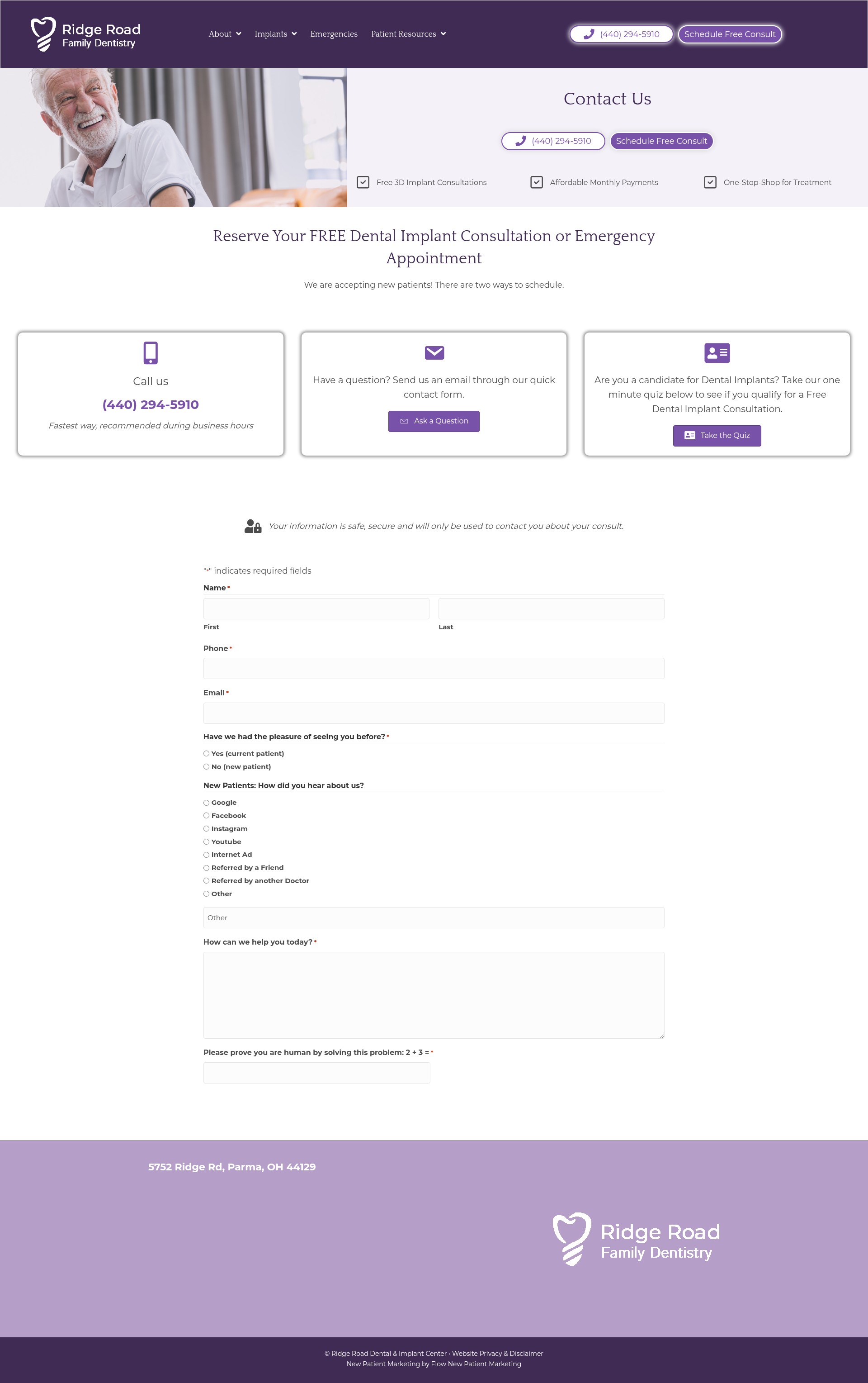 Screenshot of newteethcleveland.com