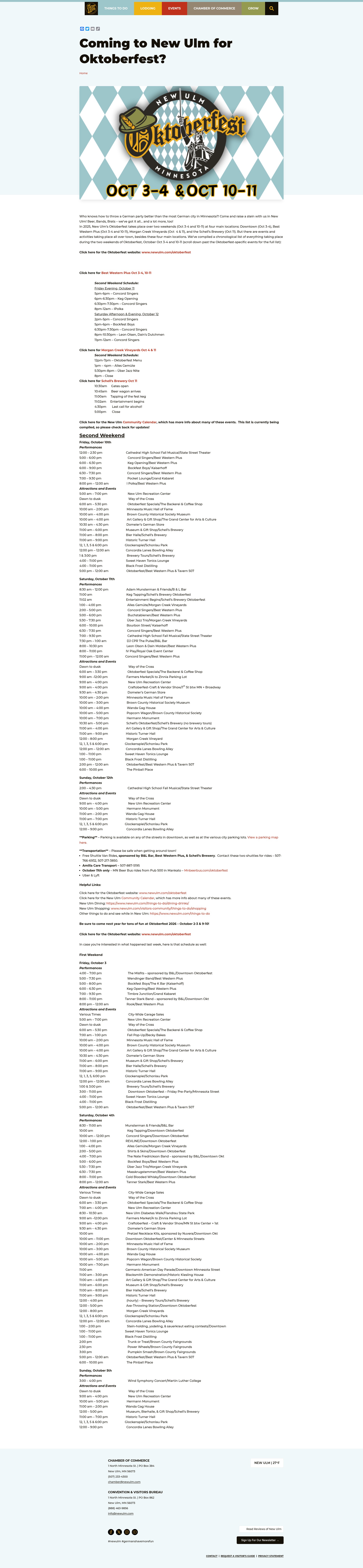 Screenshot of newulm.com