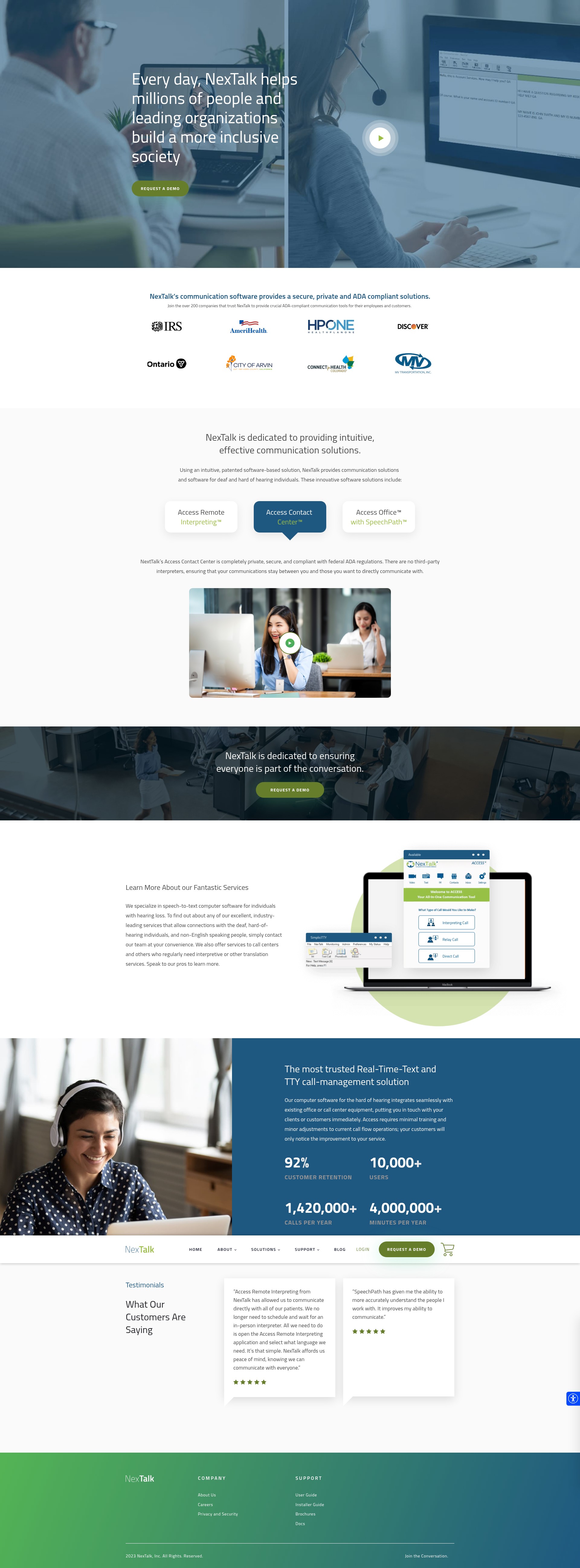 Screenshot of nextalk.com