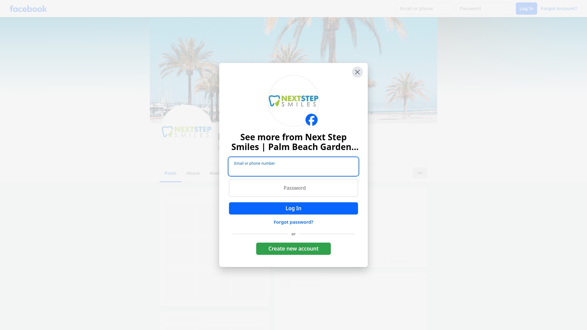 Screenshot of nextstepsmiles.com