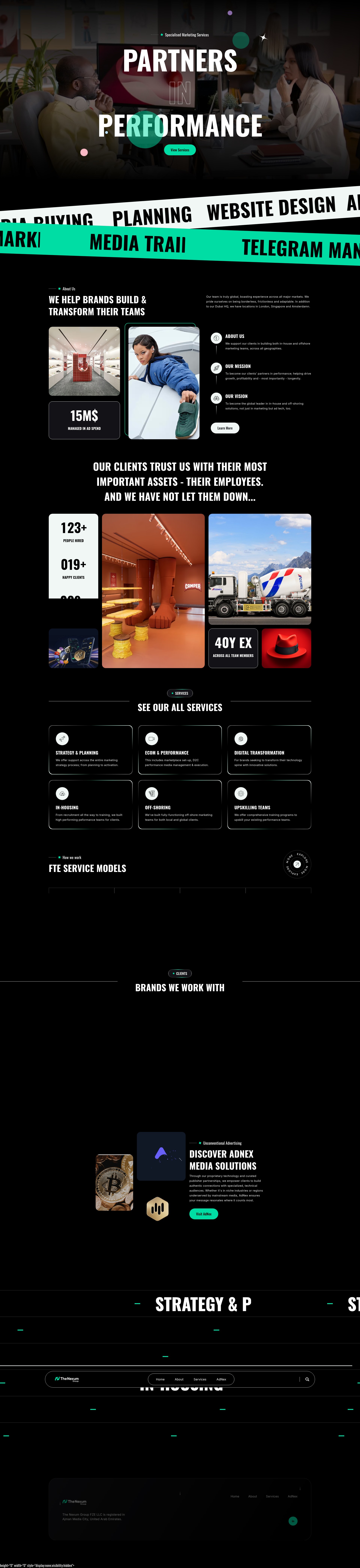 Screenshot of nexum-group.com