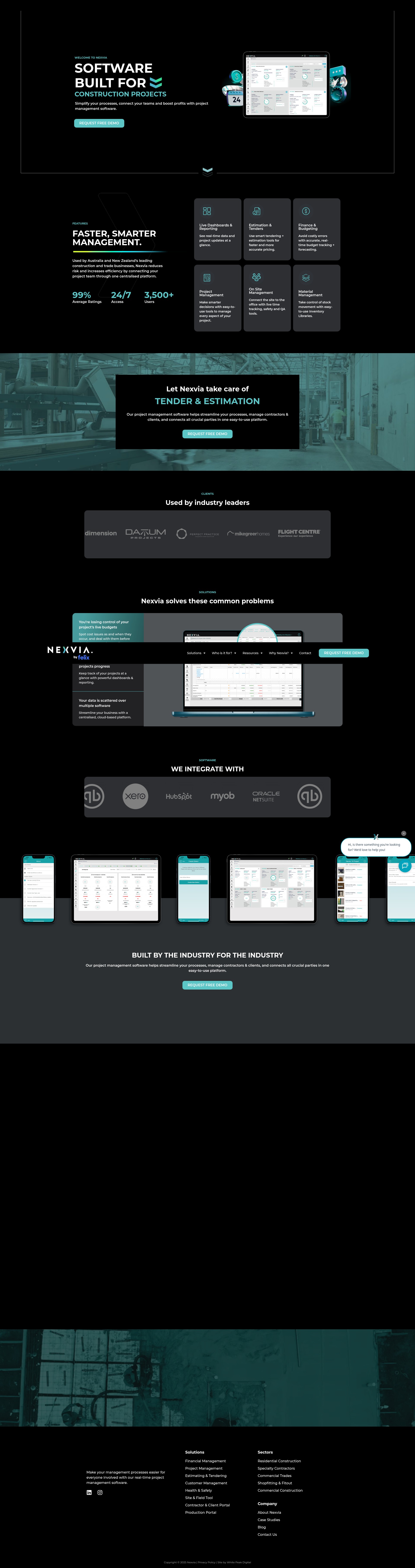 Screenshot of nexvia.com.au