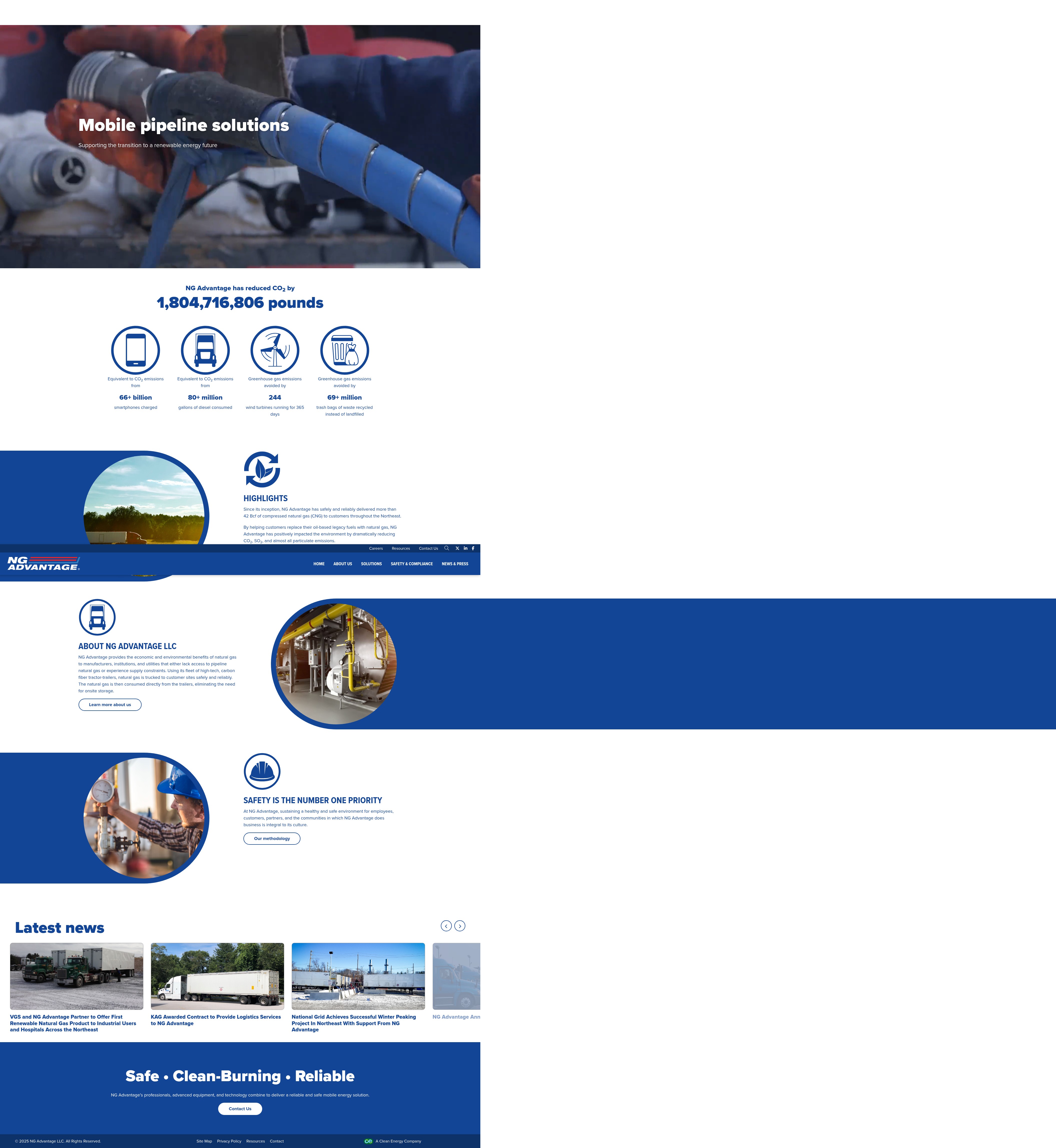 Screenshot of ngadvantage.com