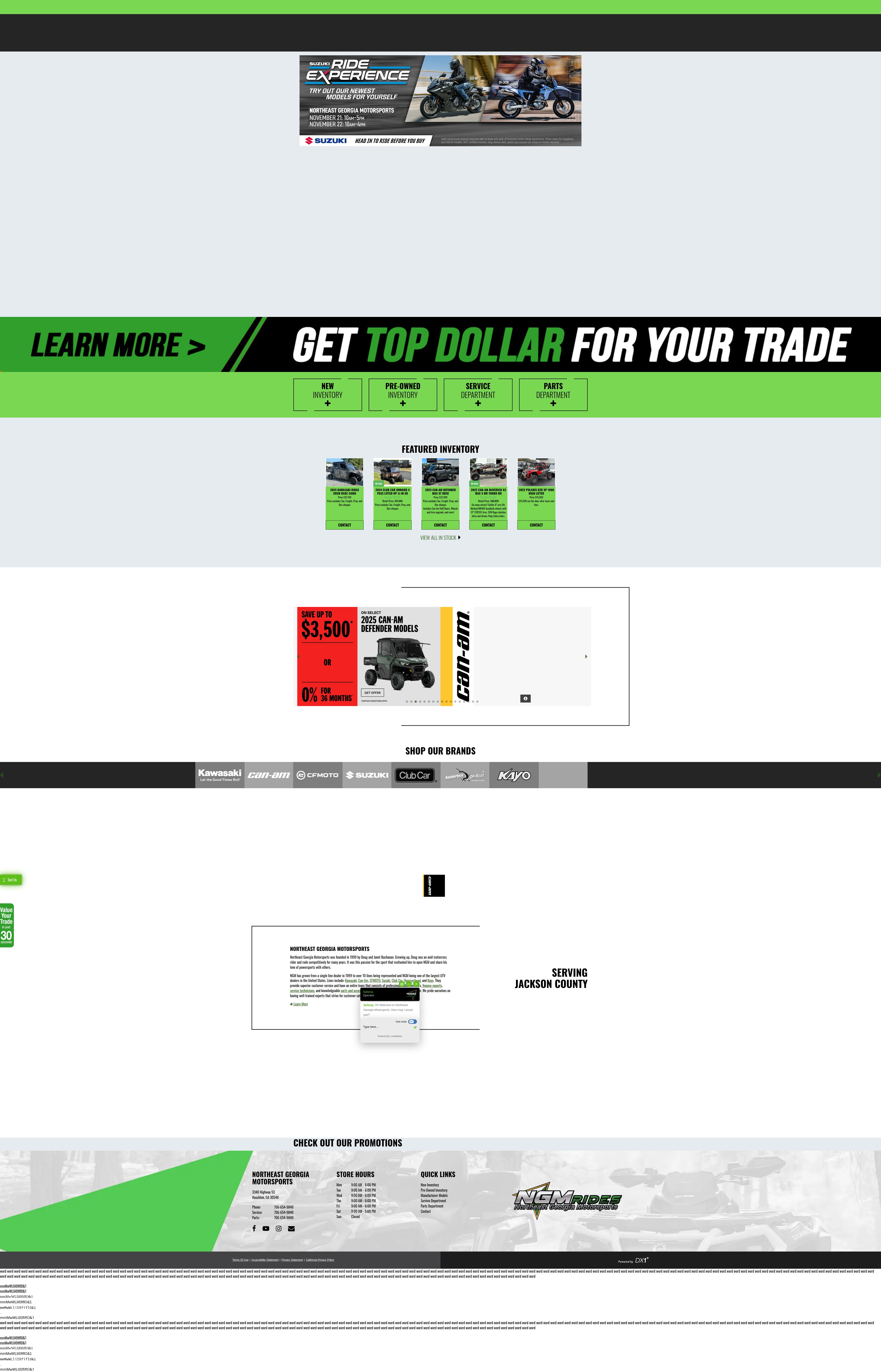 Screenshot of ngmrides.com