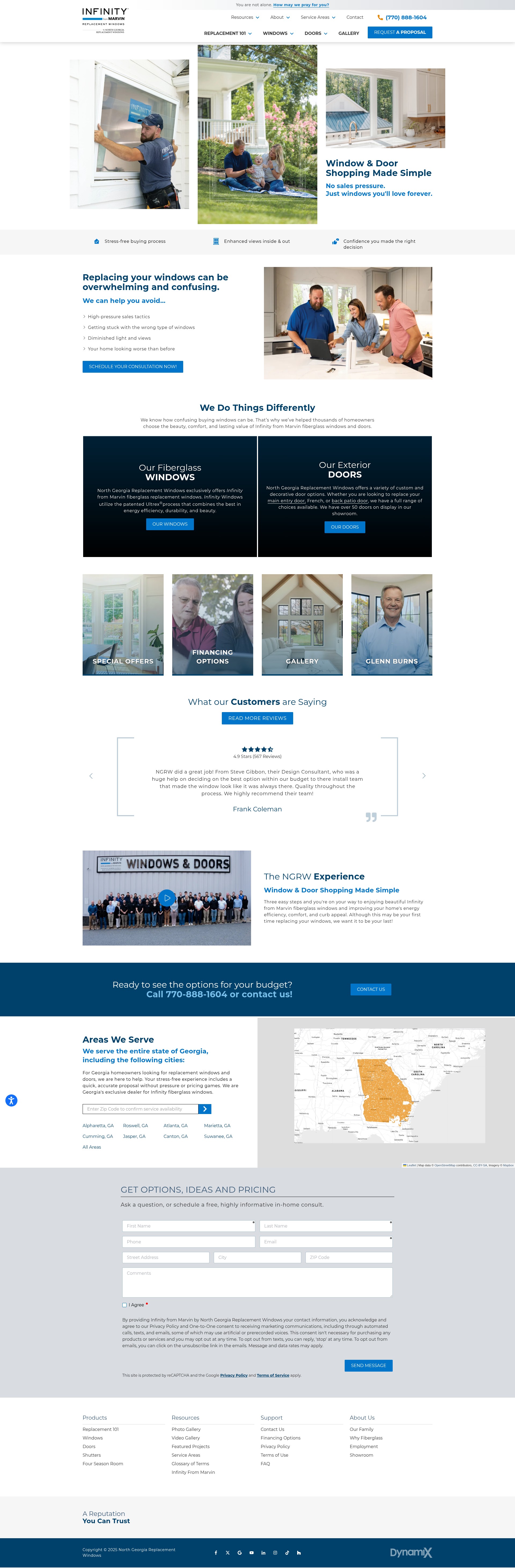 Screenshot of ngwindows.com