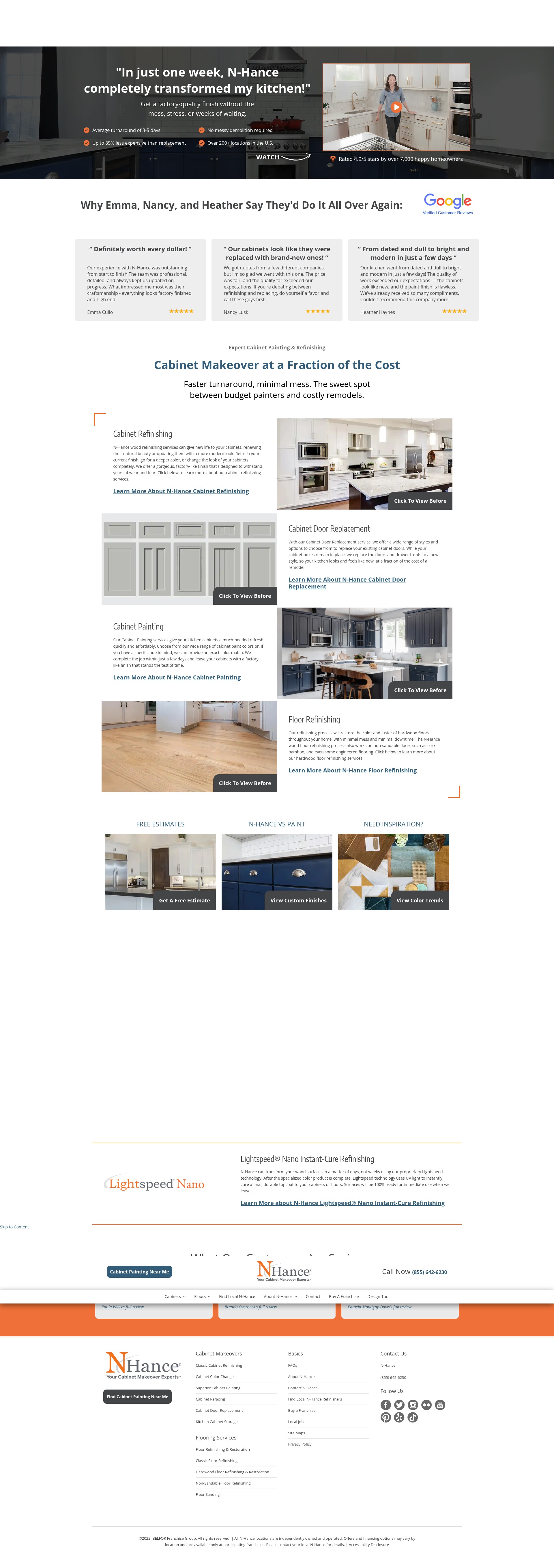 Screenshot of nhance.com