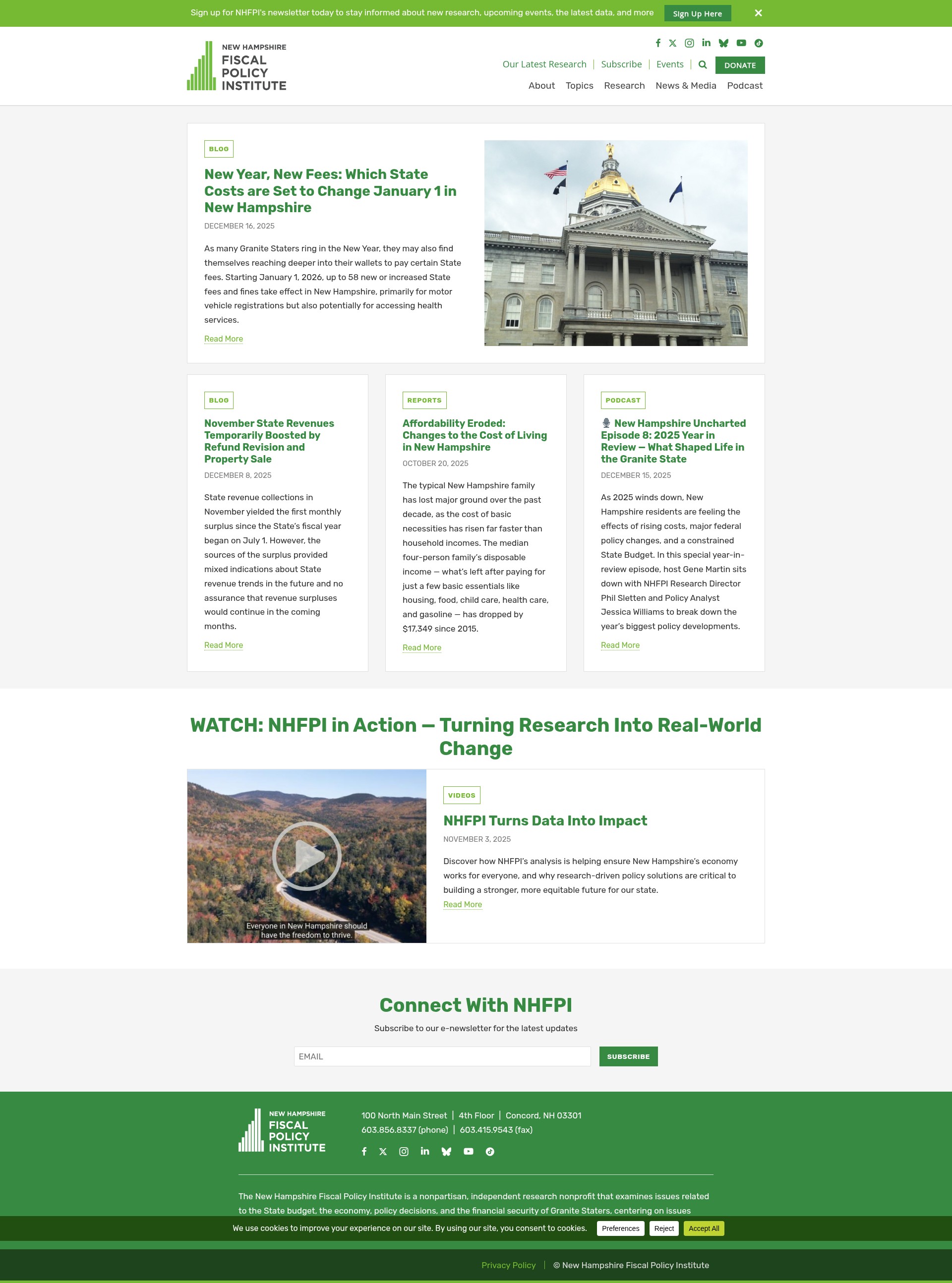 Screenshot of nhfpi.org