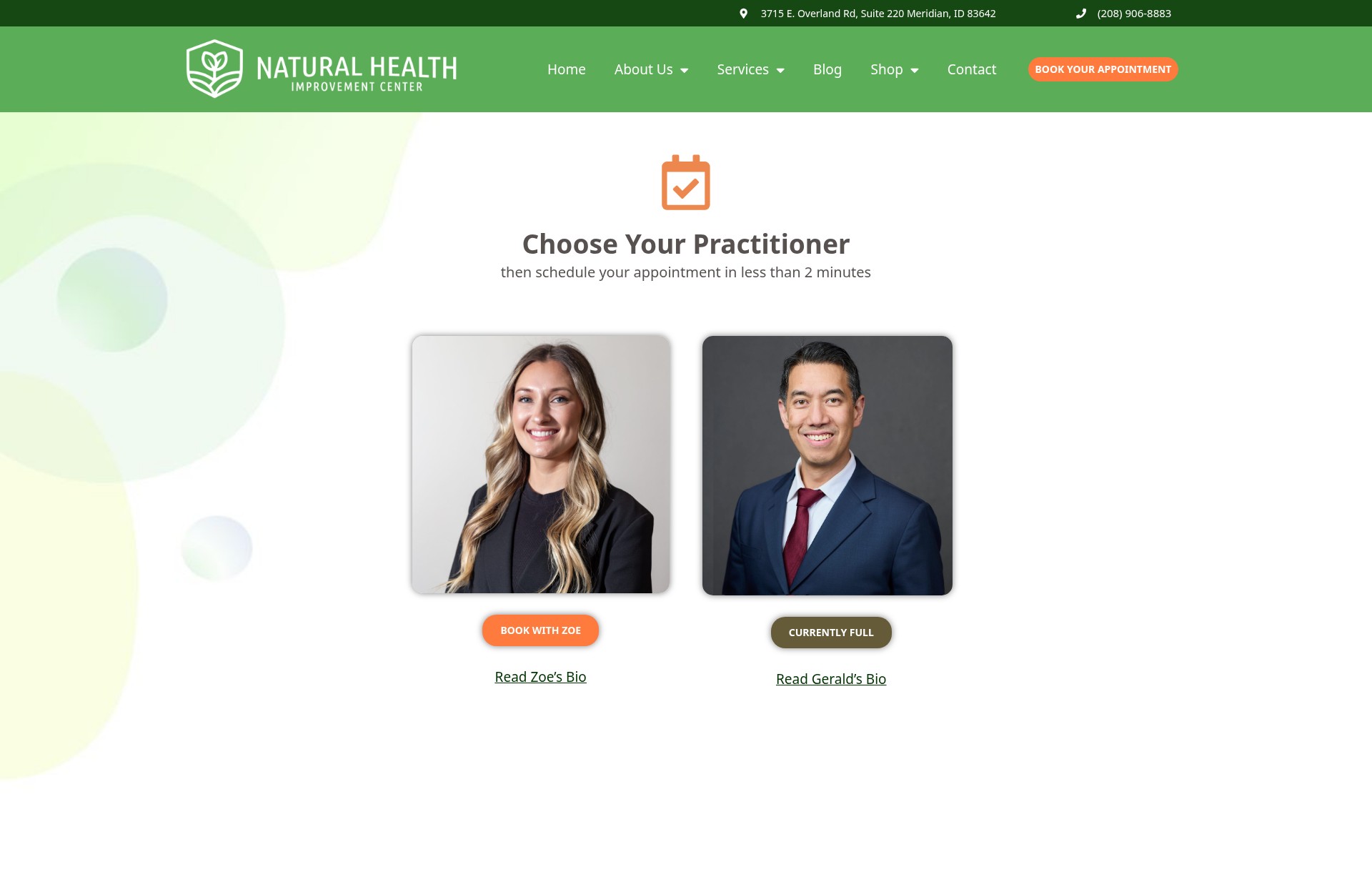 Screenshot of nhicidaho.com