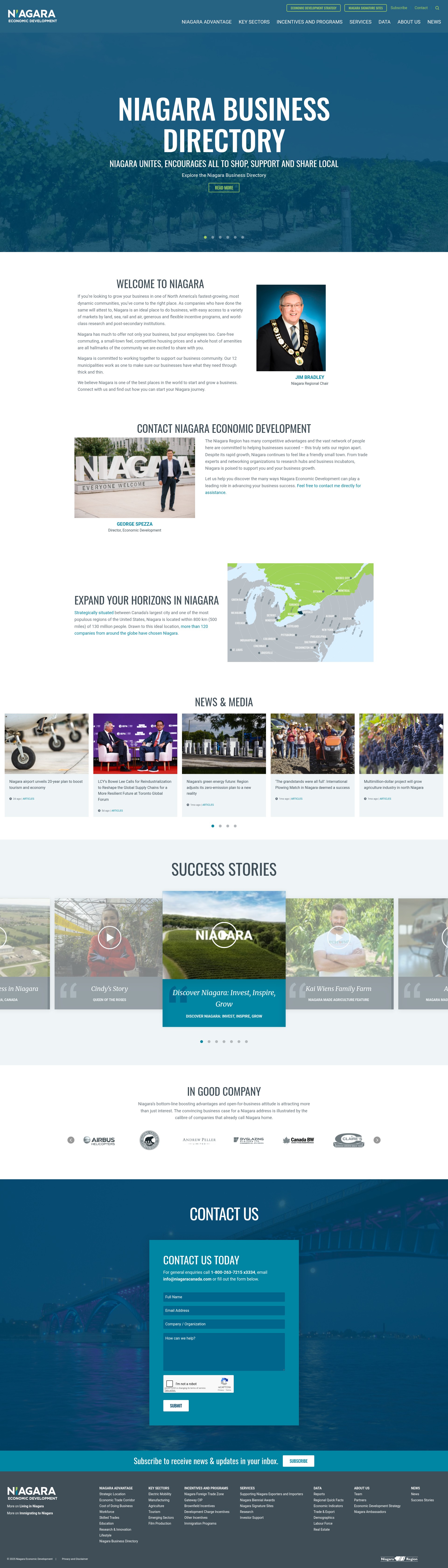 Screenshot of niagaracanada.com