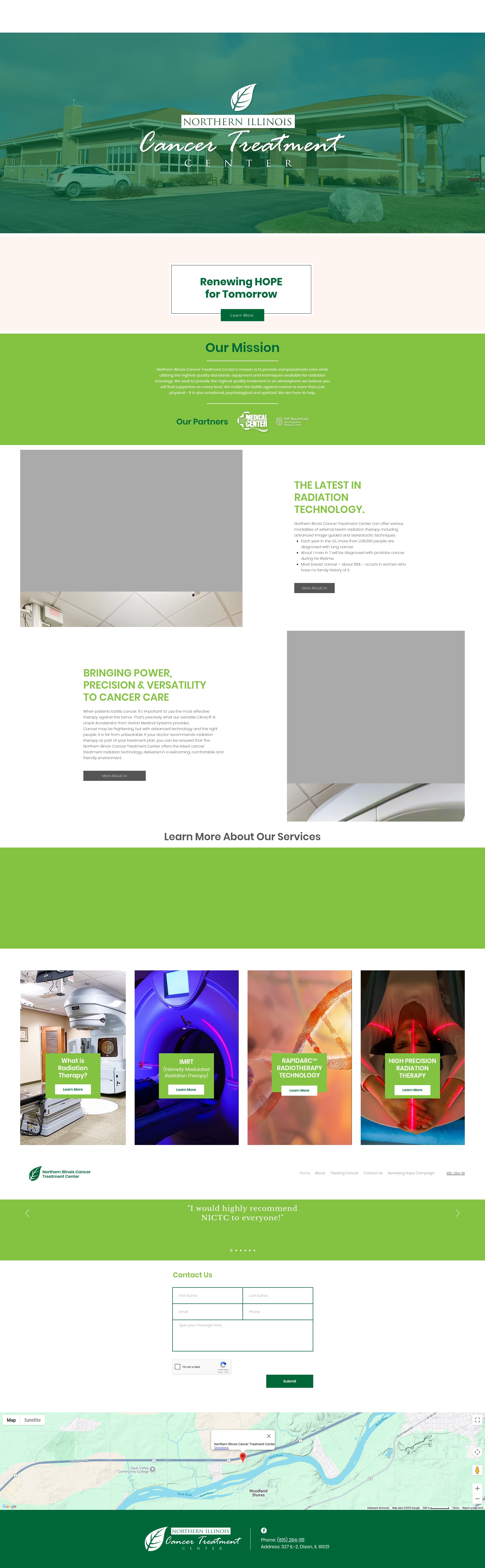 Screenshot of nicancer.com