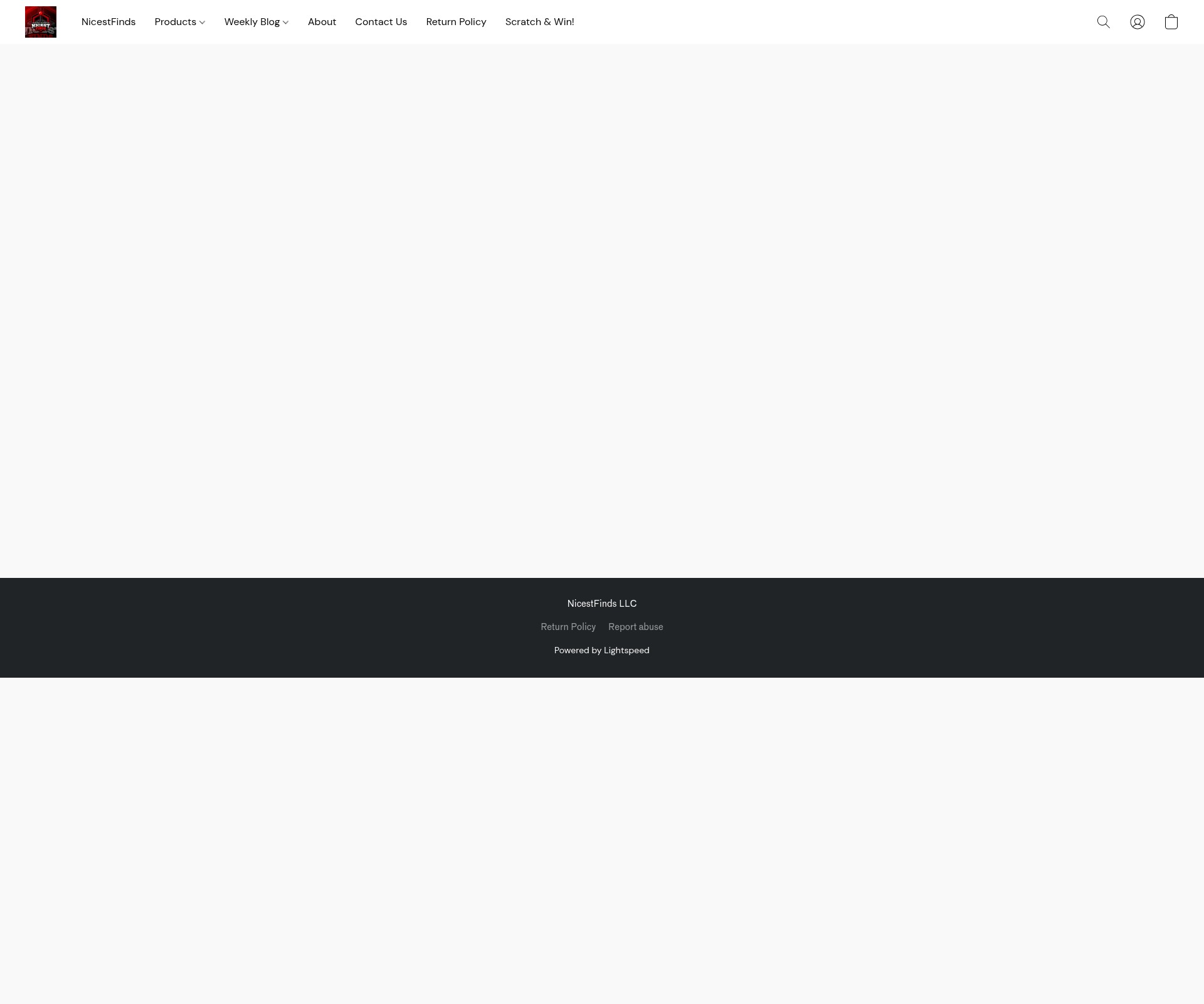 Screenshot of nicestfinds.com