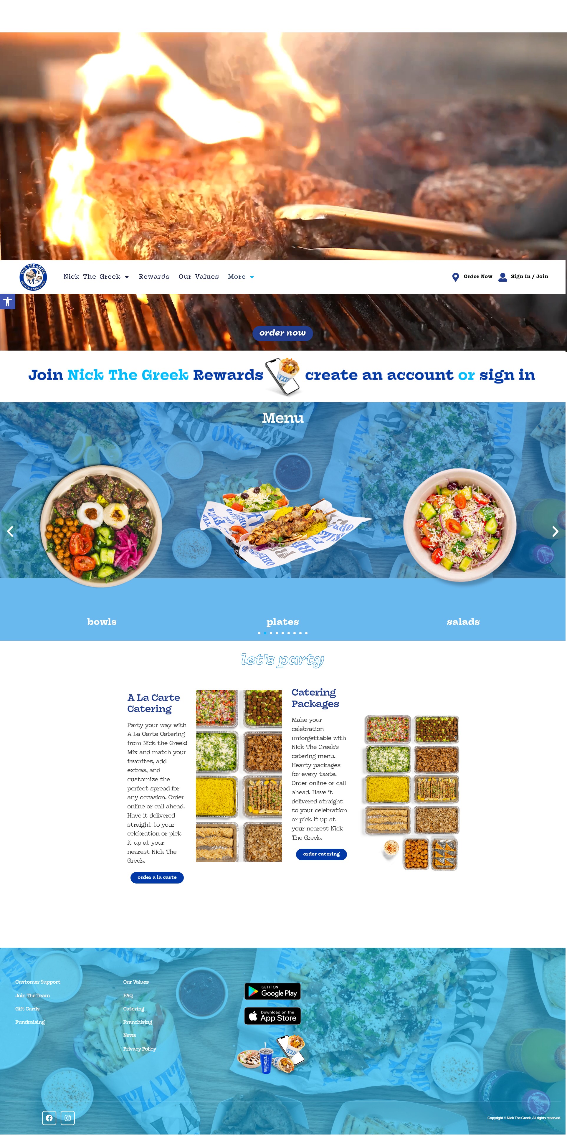 Screenshot of nickthegreek.com
