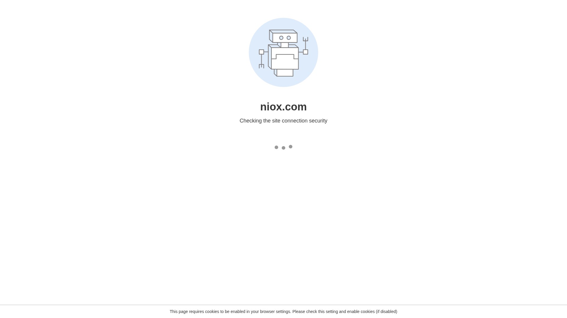 Screenshot of niox.com