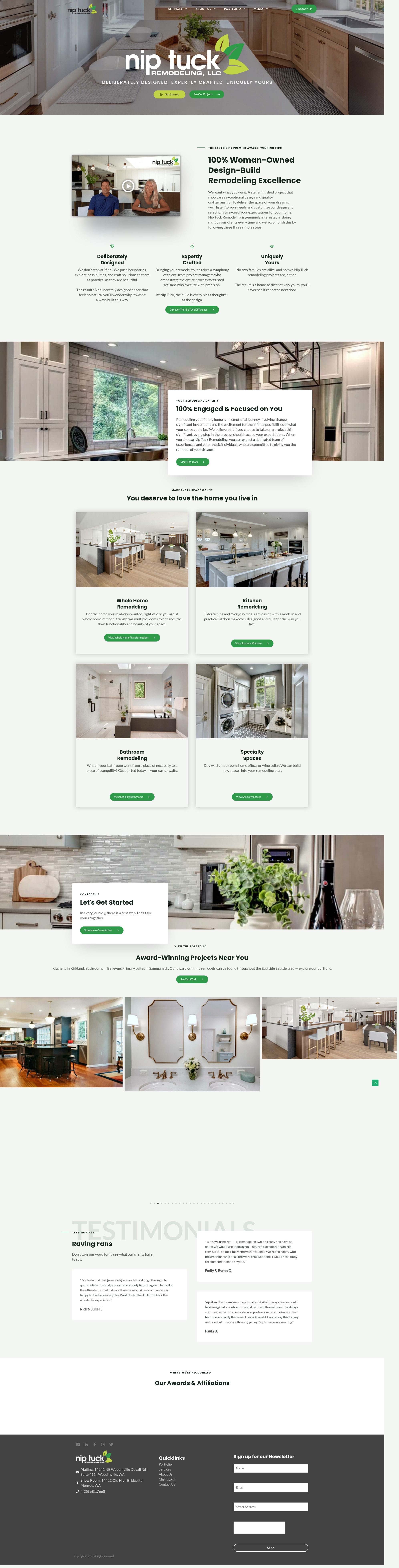 Screenshot of niptuckremodel.com