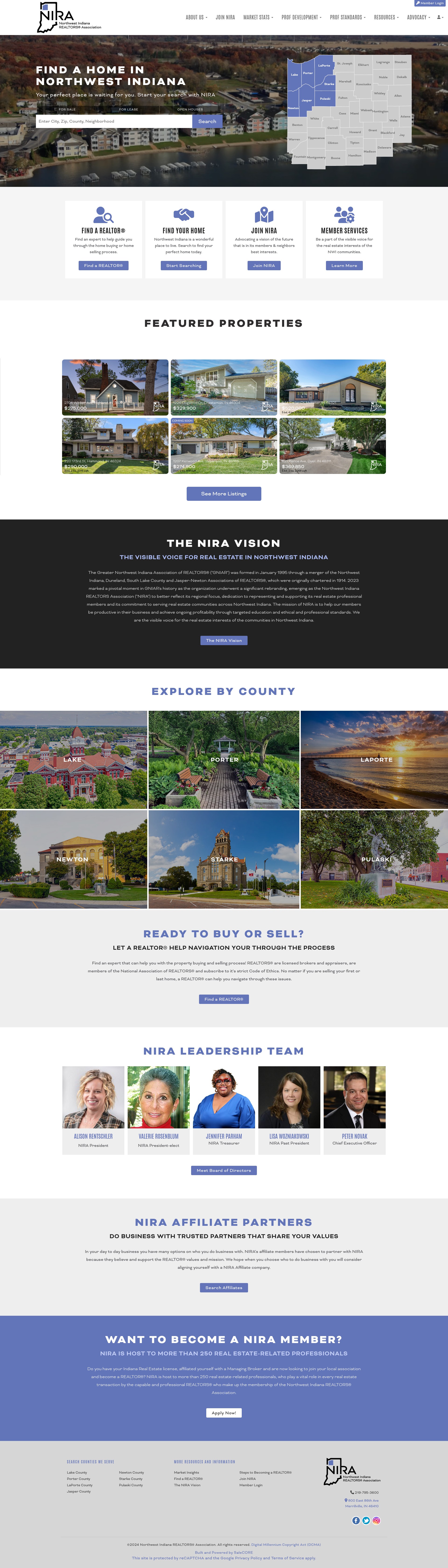 Screenshot of nira.realtor